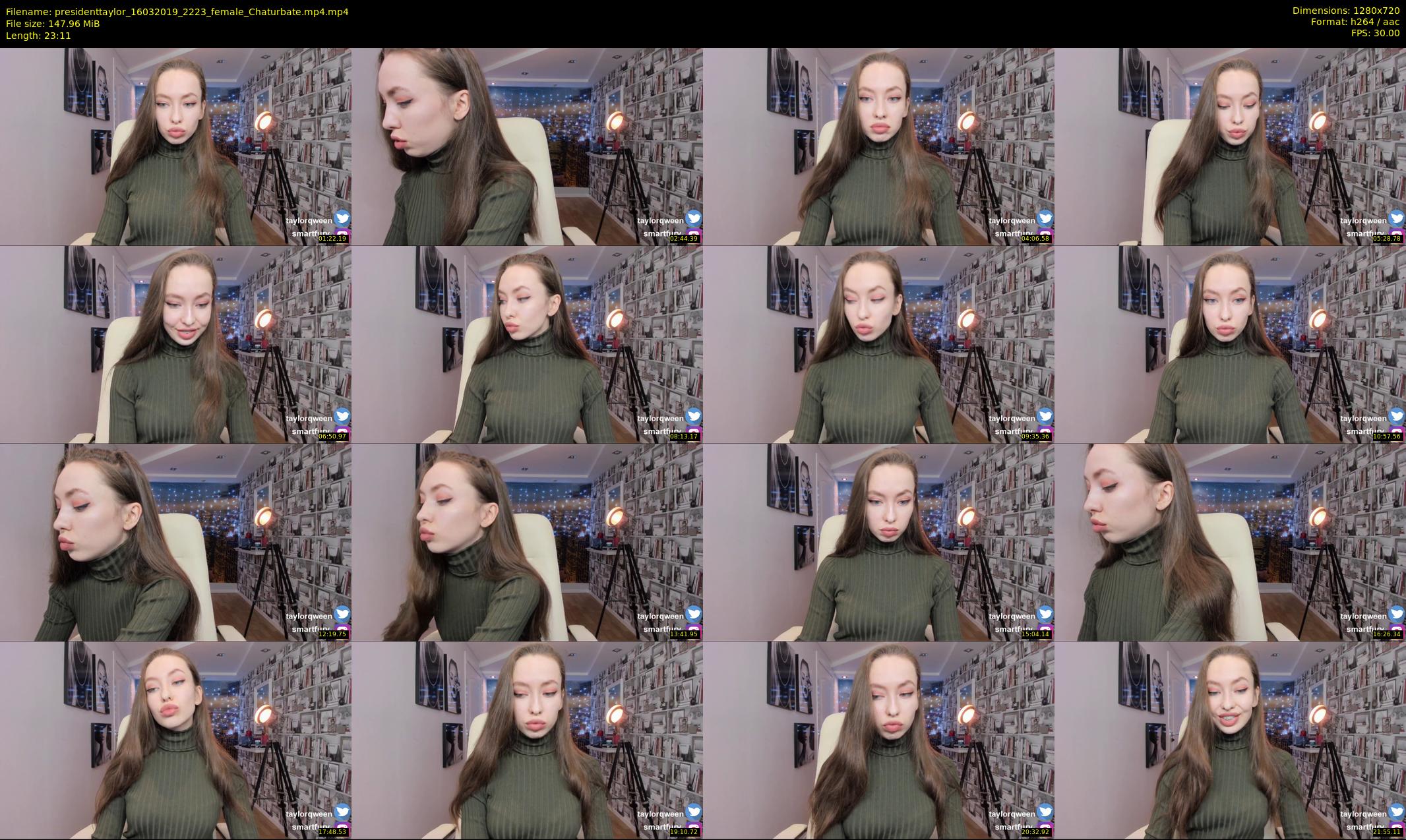 presidenttaylor — 24 minute Chaturbate female cam show recording, 720p, Mar 16, 2019