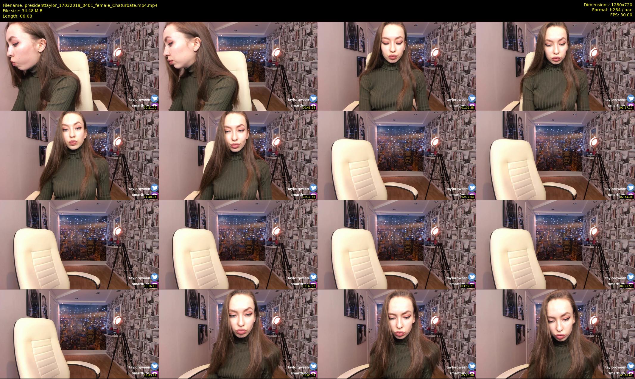 presidenttaylor — 7 minute Chaturbate female cam show recording, 720p, Mar 17, 2019