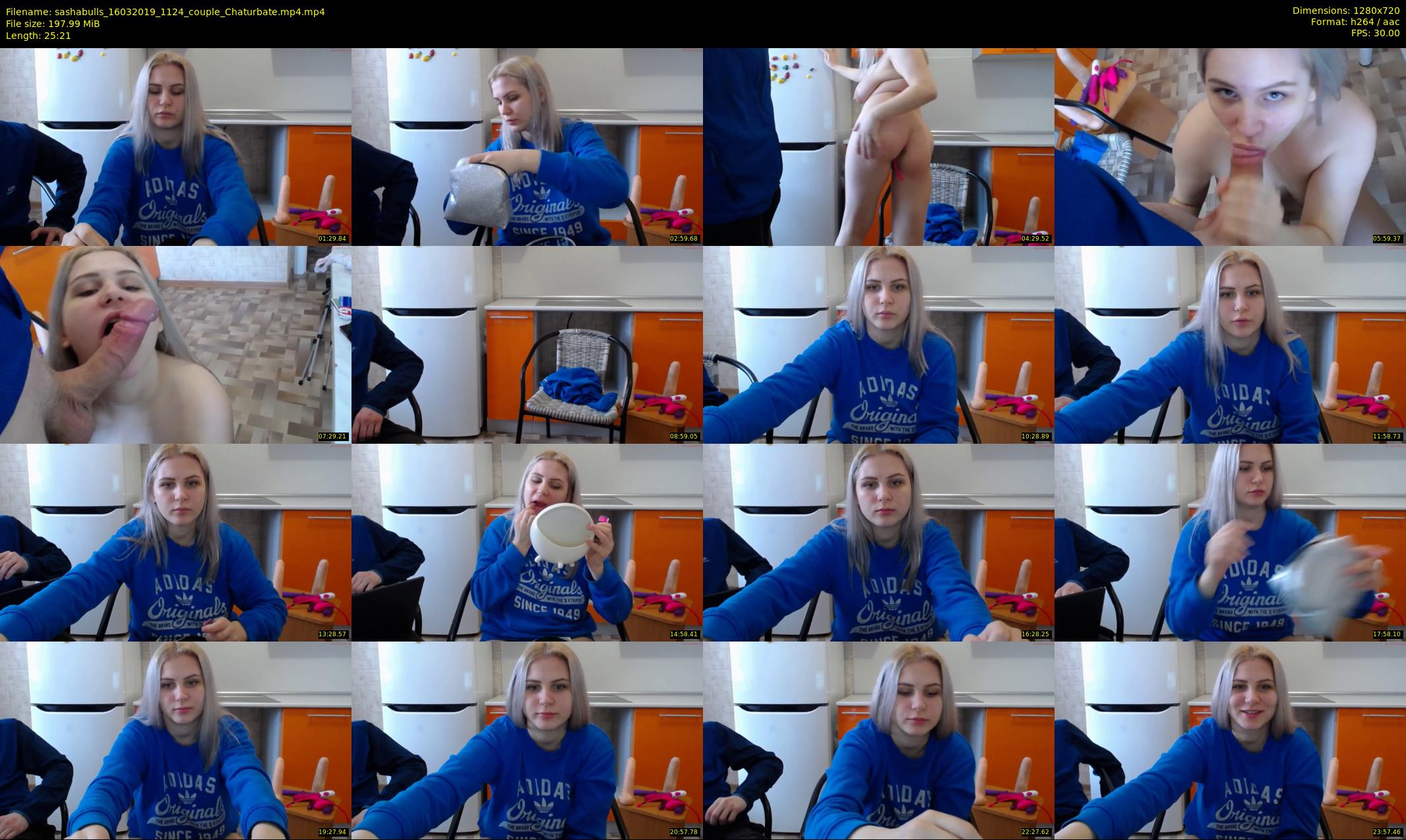 sashabulls — 26 minute Chaturbate couple cam show recording, 720p, Mar 16, 2019