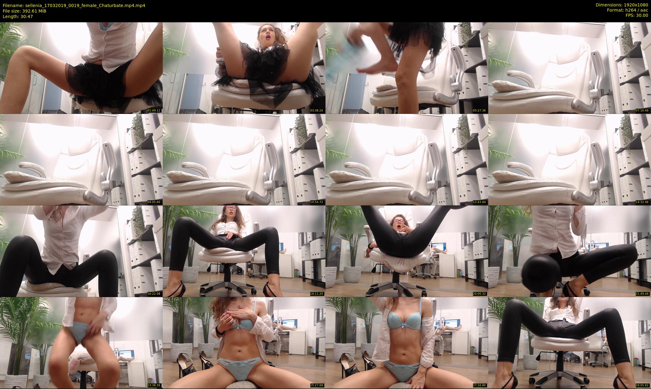 sellenia — 31 minute Chaturbate female cam show recording, 1080p, Mar 17, 2019