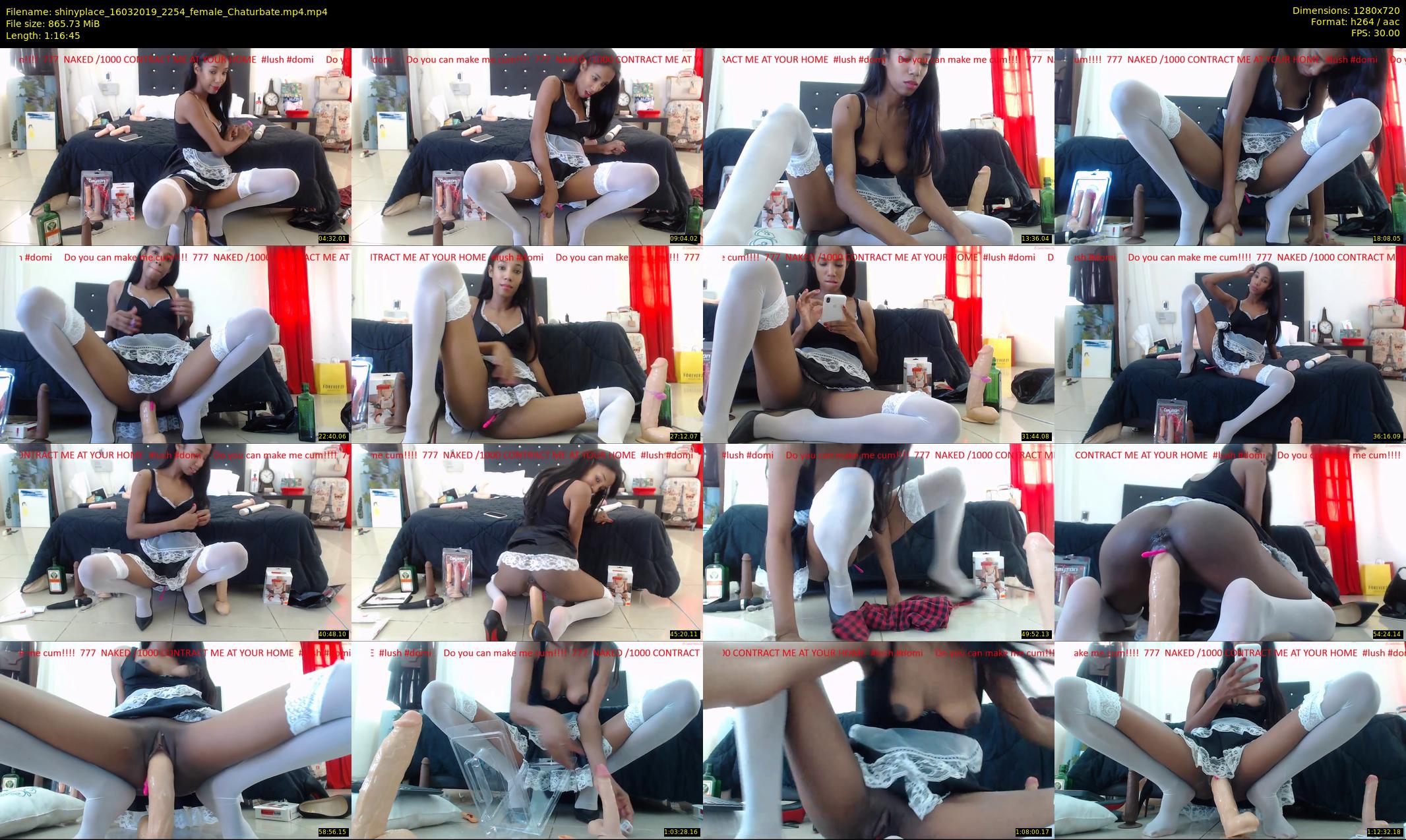 shinyplace — 77 minute Chaturbate couple cam show recording, 720p, Mar 16, 2019