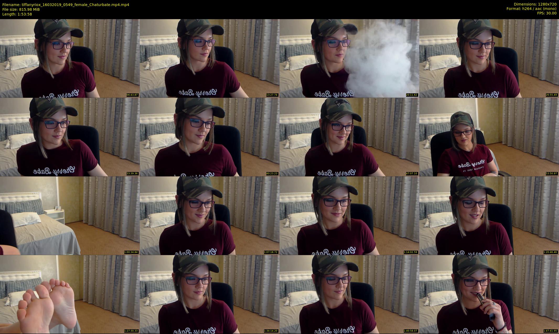 tiffanyriox — 114 minute Chaturbate female cam show recording, 720p, Mar 16, 2019