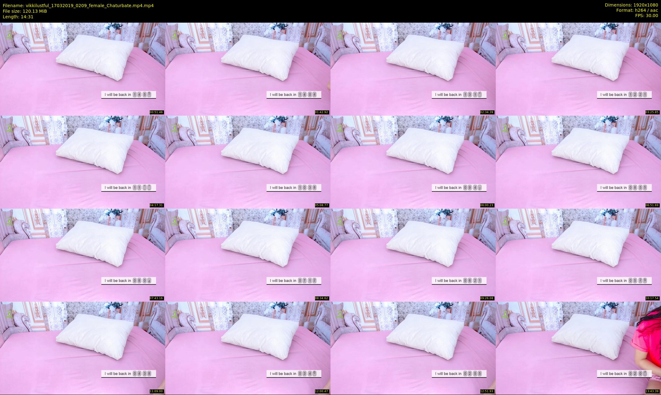 vikkilustful — 15 minute Chaturbate female cam show recording, 1080p, Mar 17, 2019