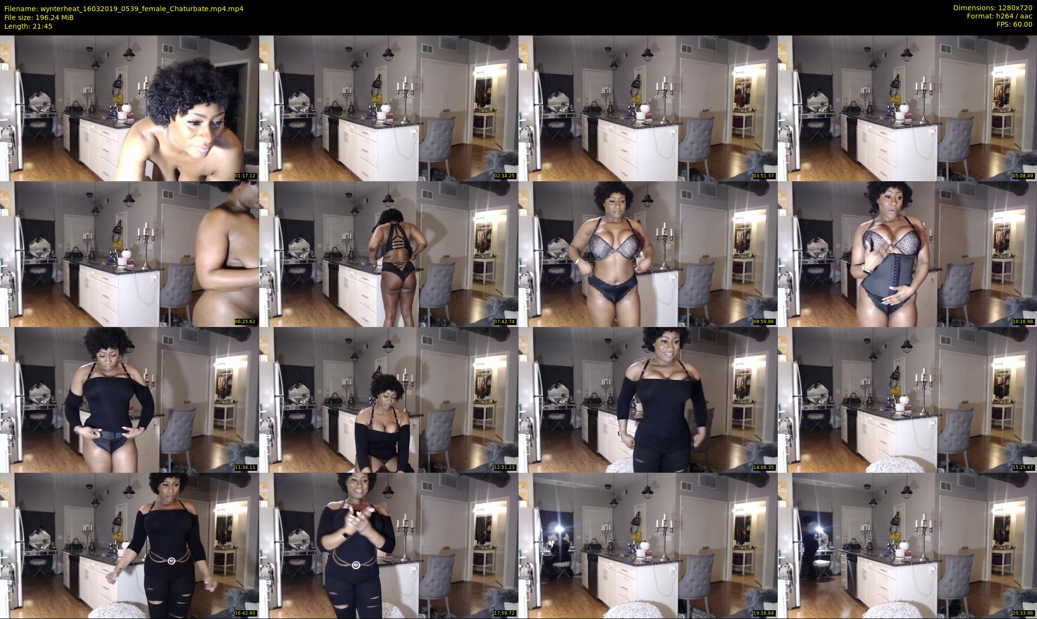 wynterheat — 22 minute Chaturbate female cam show recording, 720p, Mar 16, 2019