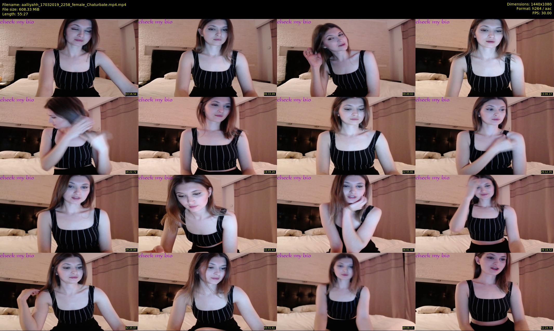 aalliyahh — 56 minute Chaturbate female cam show recording, 1080p, Mar 17, 2019