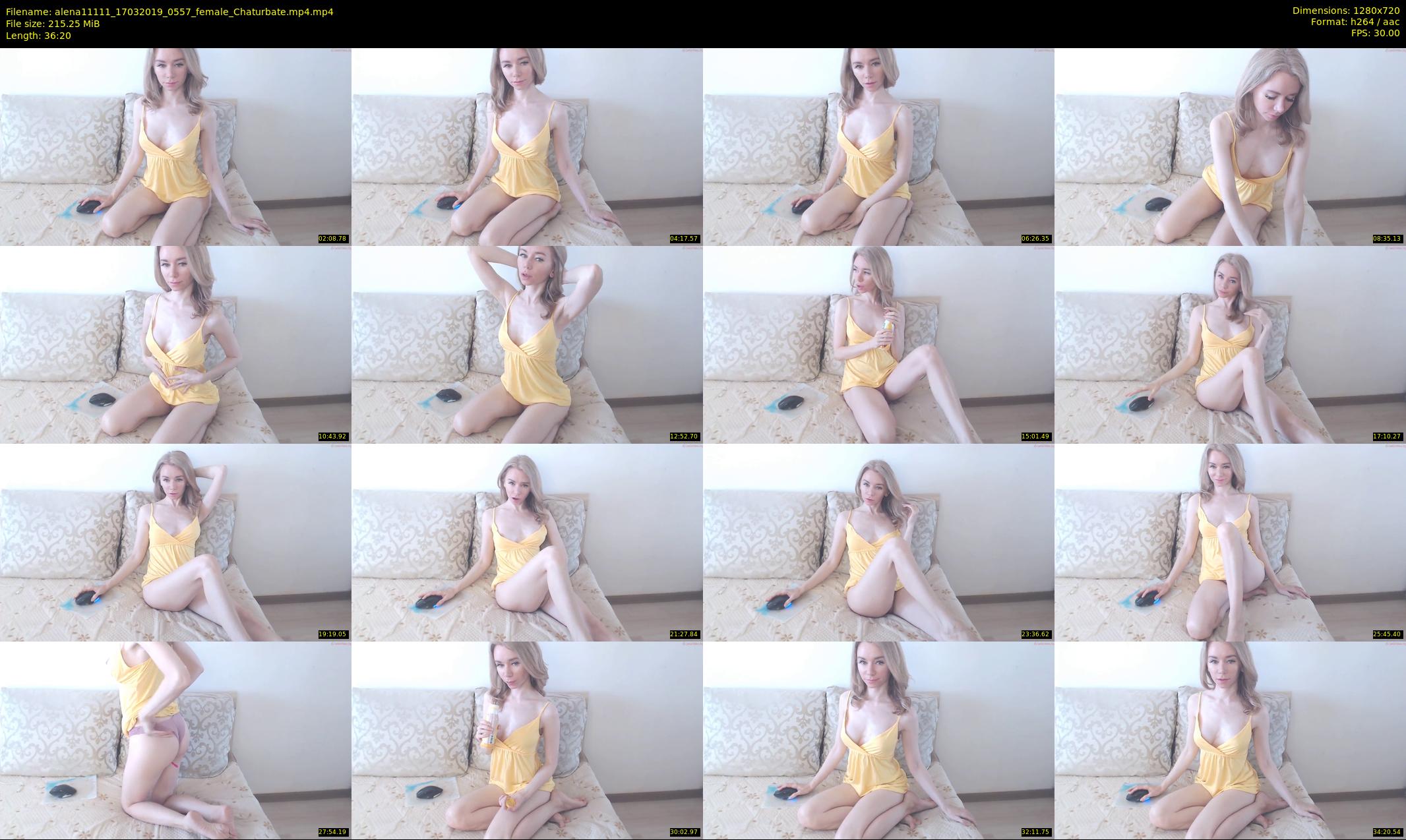 alena11111 — 37 minute Chaturbate female cam show recording, 720p, Mar 17, 2019