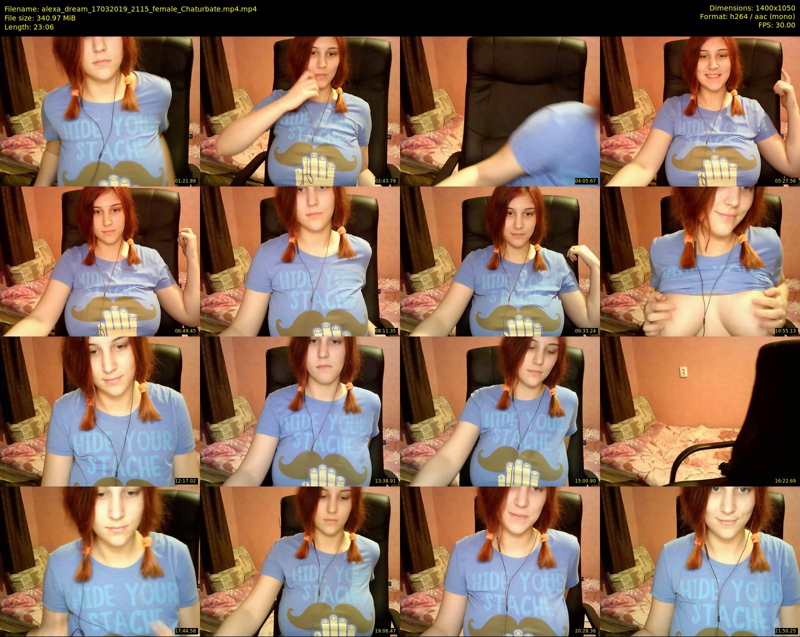 alexa_dream — 24 minute Chaturbate female cam show recording, 720p, Mar 17, 2019