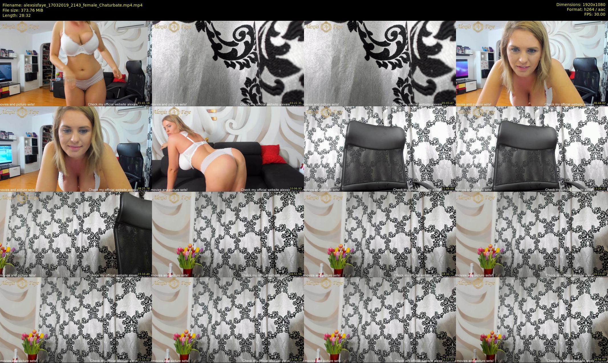 alexsisfaye — 29 minute Chaturbate female cam show recording, 1080p, Mar 17, 2019