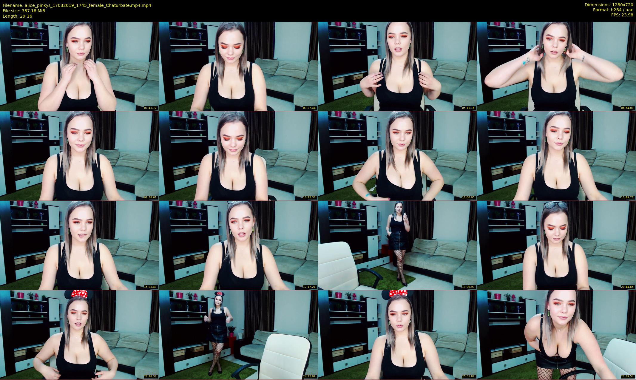 alice_pinkys — 30 minute Chaturbate female cam show recording, 720p, Mar 17, 2019