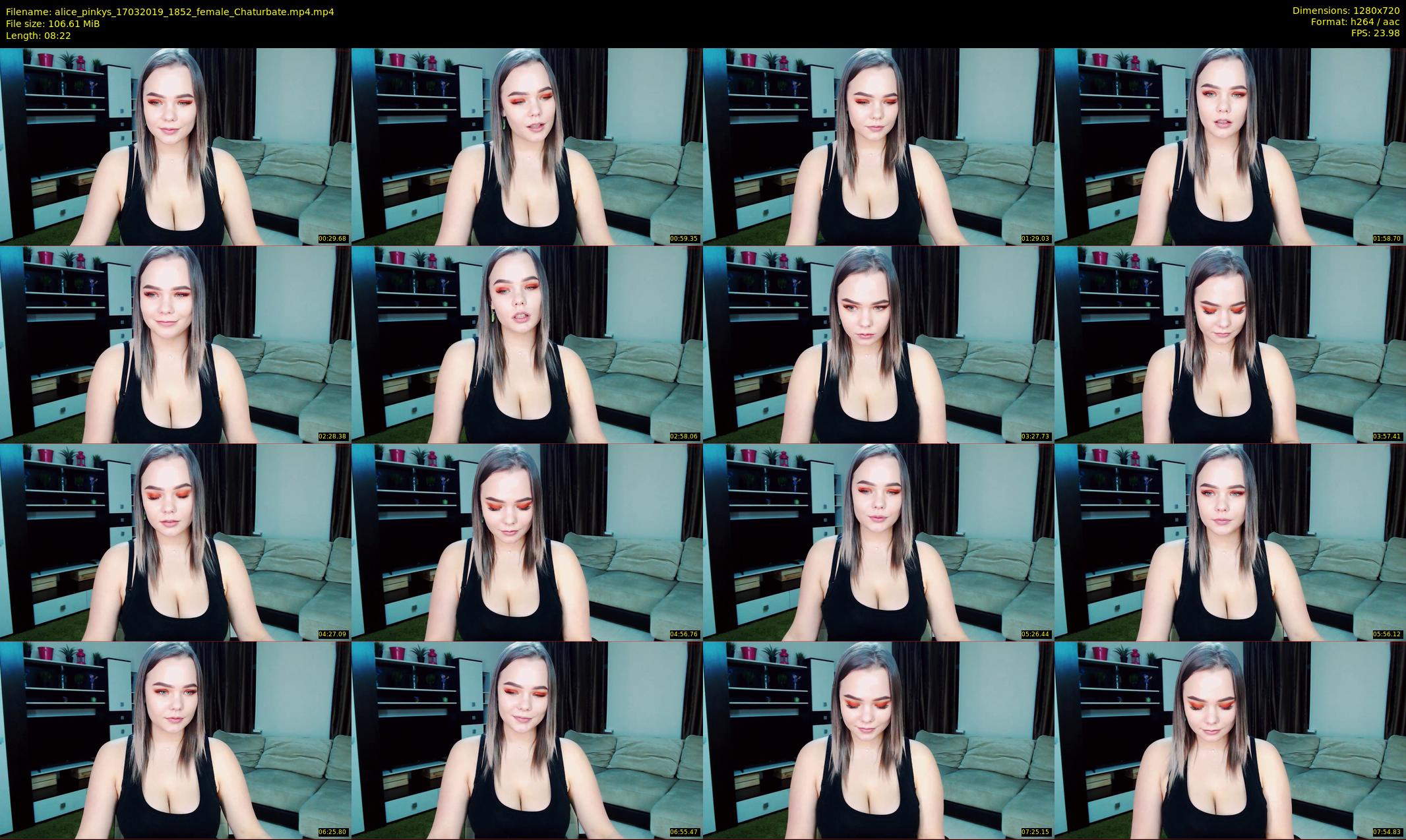 alice_pinkys — 9 minute Chaturbate female cam show recording, 720p, Mar 17, 2019
