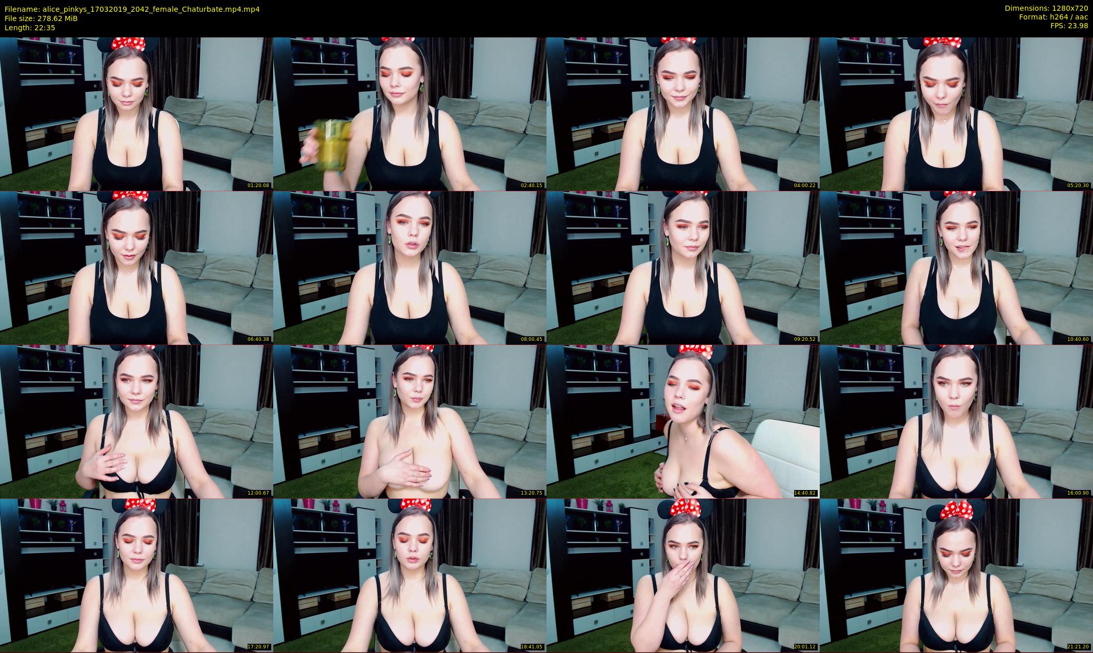 alice_pinkys — 23 minute Chaturbate female cam show recording, 720p, Mar 17, 2019
