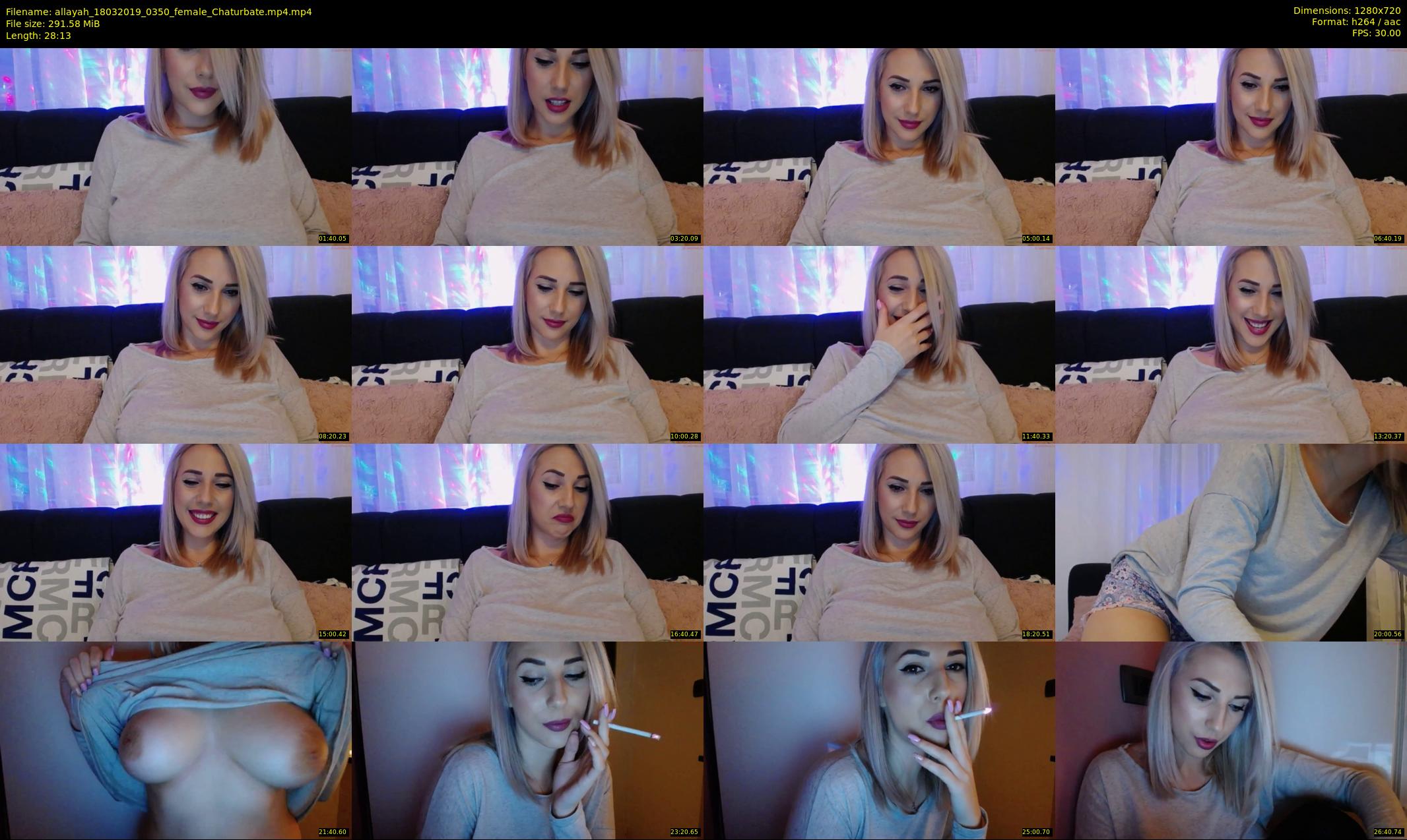 allayah — 29 minute Chaturbate female cam show recording, 720p, Mar 18, 2019