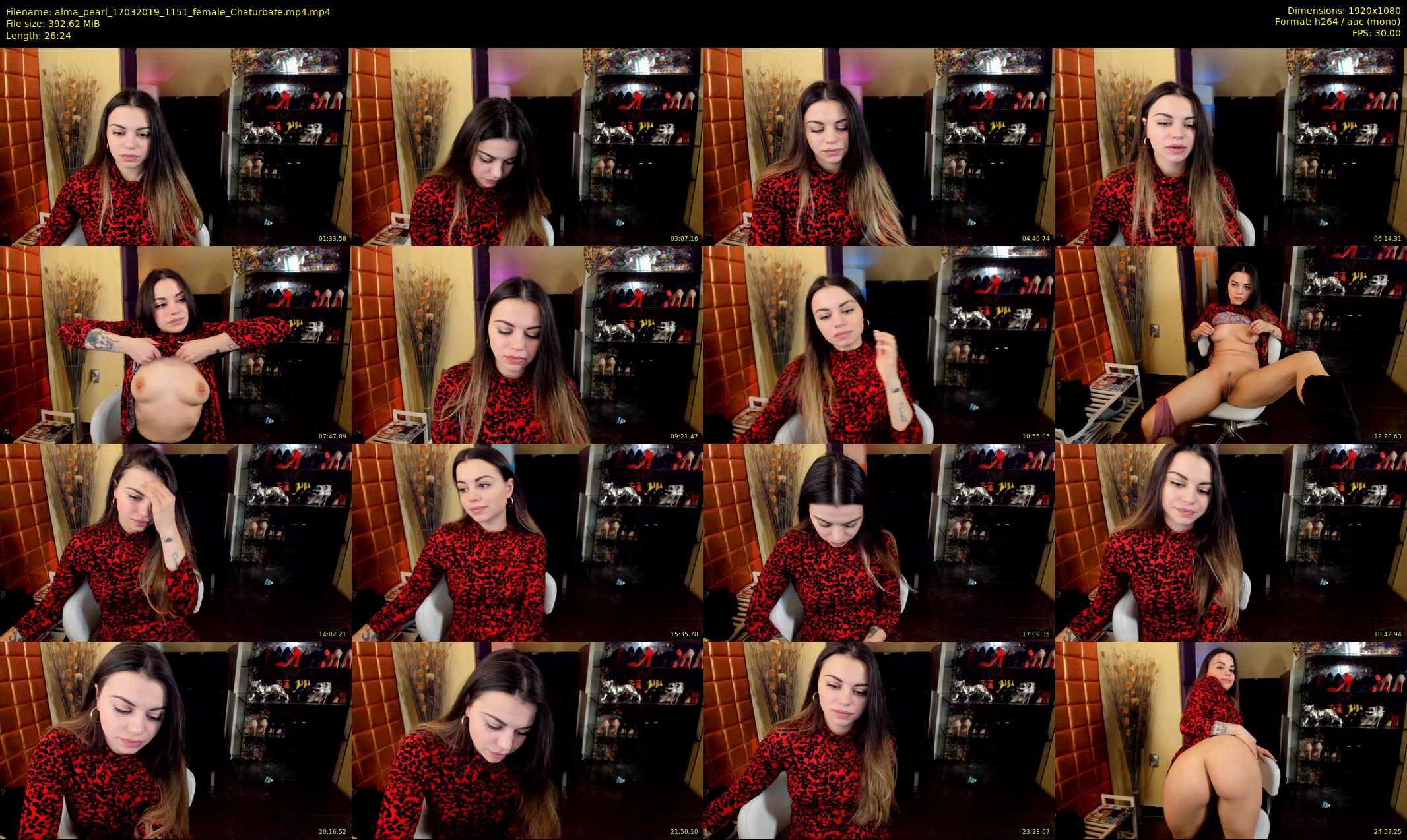 alma_pearl — 27 minute Chaturbate female cam show recording, 1080p, Mar 17, 2019