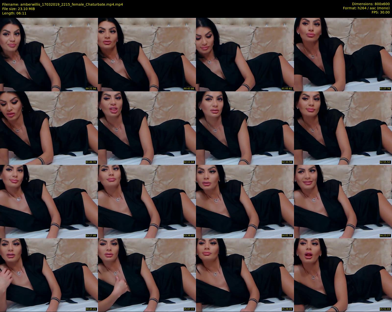amberwillis — 7 minute Chaturbate female cam show recording, 480p, Mar 17, 2019