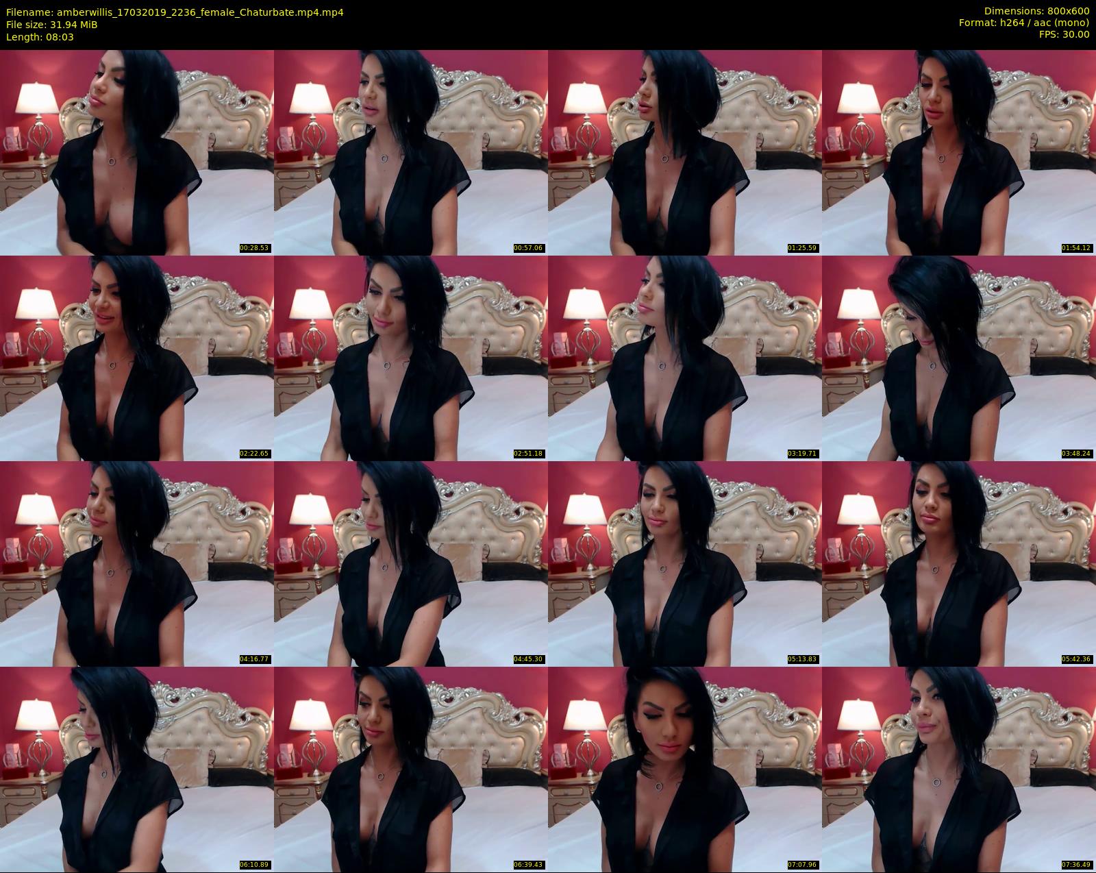 amberwillis — 9 minute Chaturbate female cam show recording, 480p, Mar 17, 2019