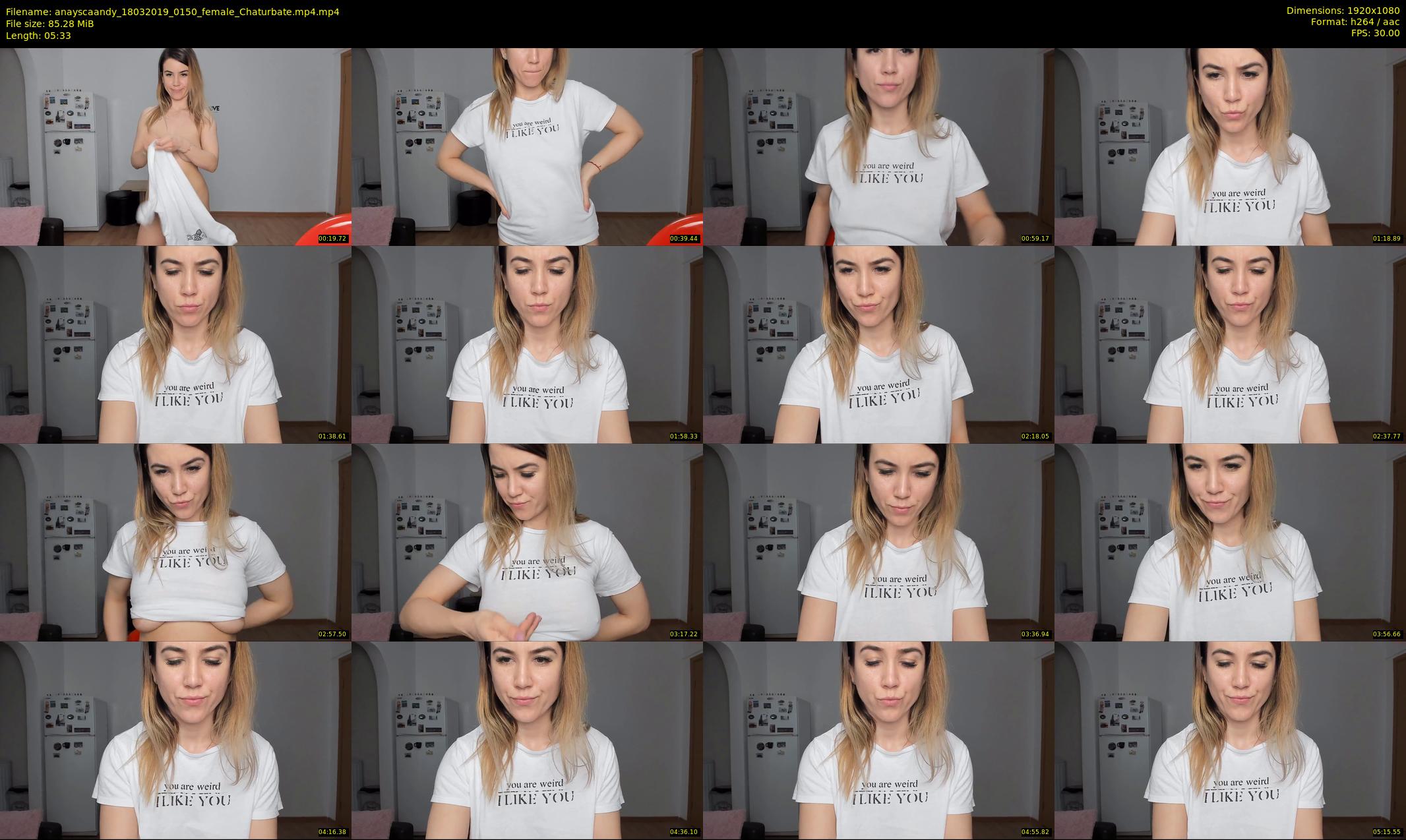 anayscaandy — 6 minute Chaturbate female cam show recording, 1080p, Mar 18, 2019