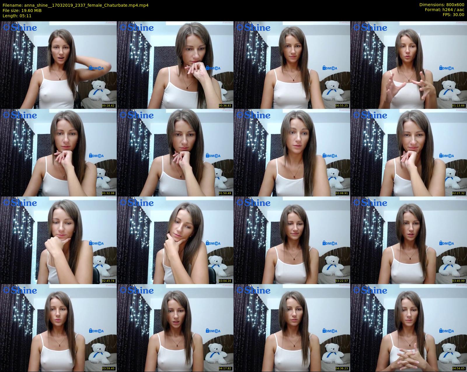 anna_shine_ — 6 minute Chaturbate female cam show recording, 480p, Mar 17, 2019