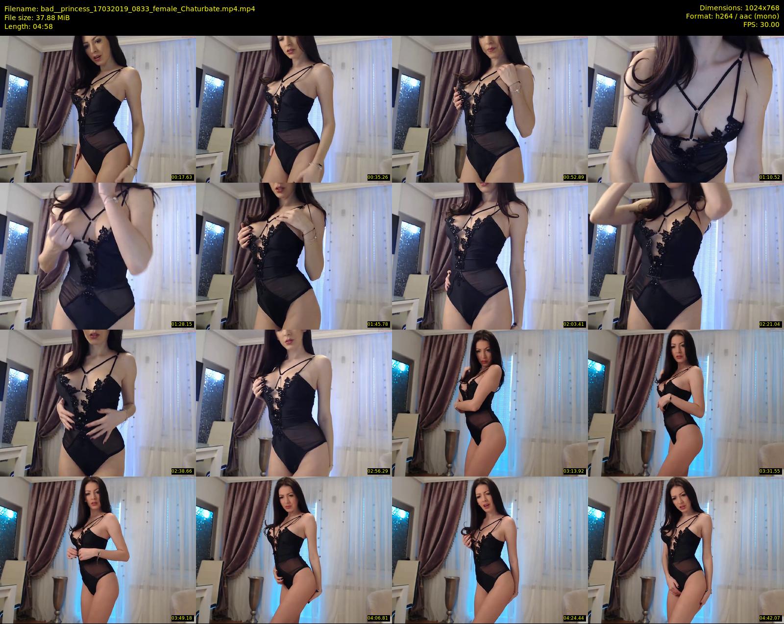 bad__princess — 5 minute Chaturbate female cam show recording, 720p, Mar 17, 2019