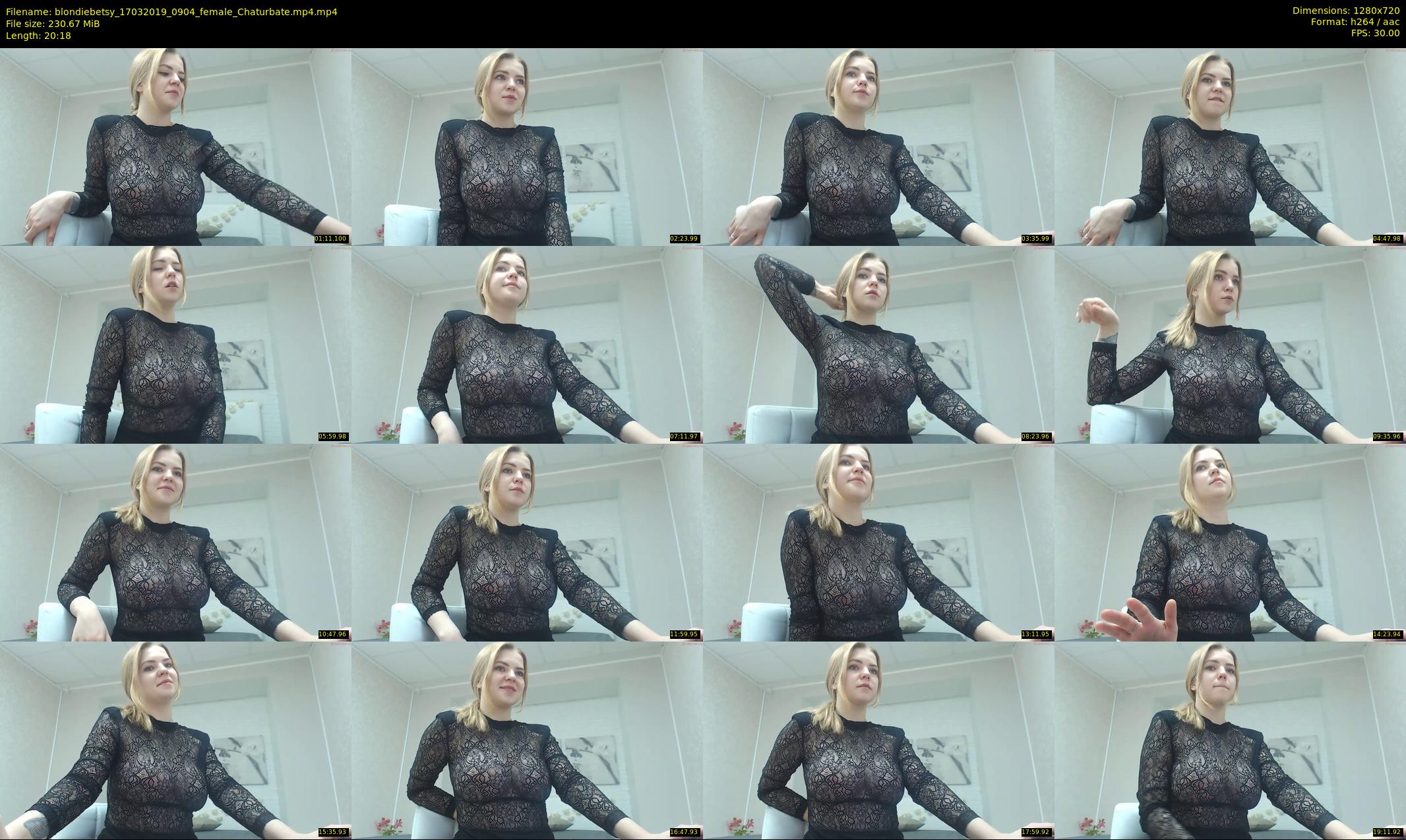 blondiebetsy — 21 minute Chaturbate female cam show recording, 720p, Mar 17, 2019