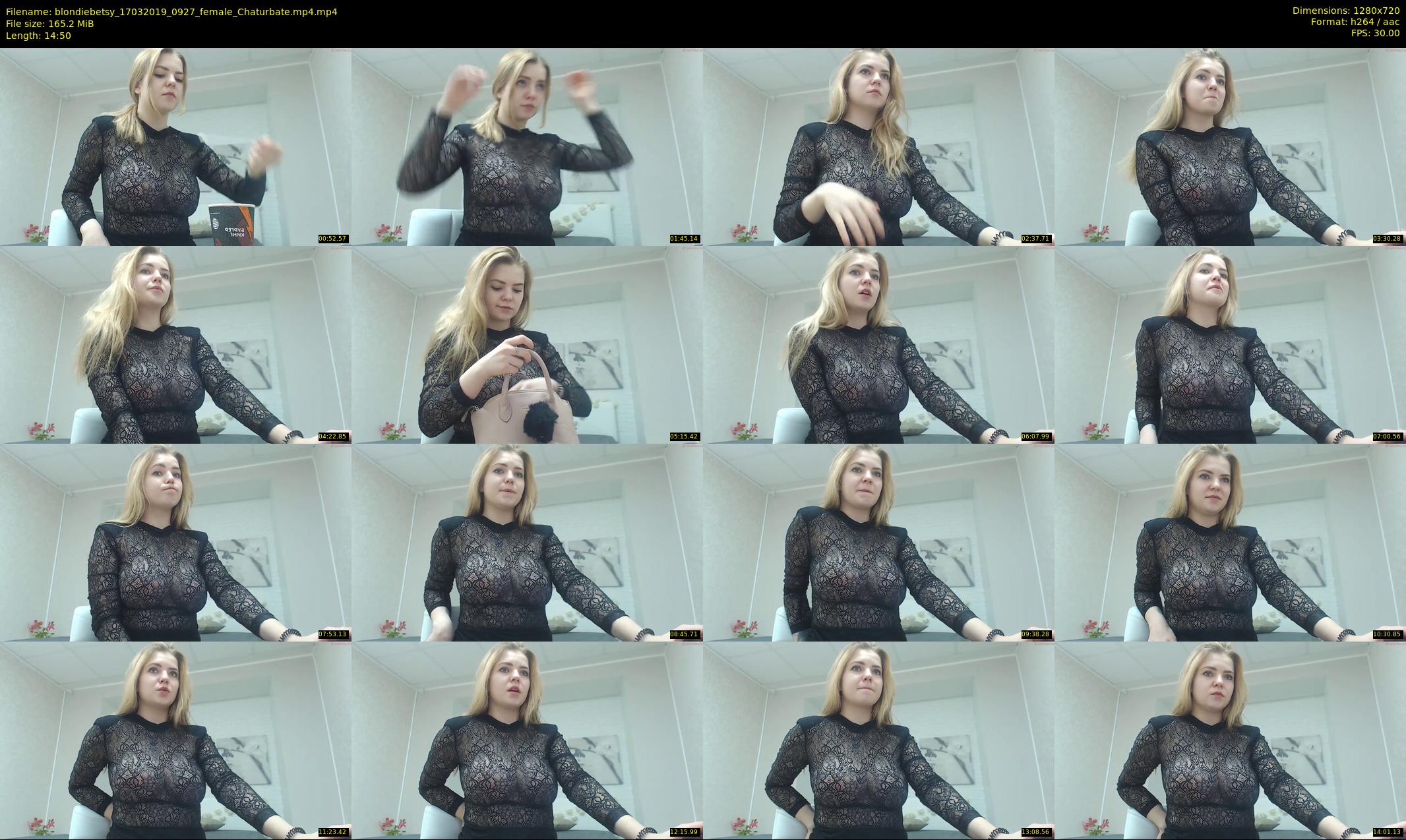 blondiebetsy — 15 minute Chaturbate female cam show recording, 720p, Mar 17, 2019