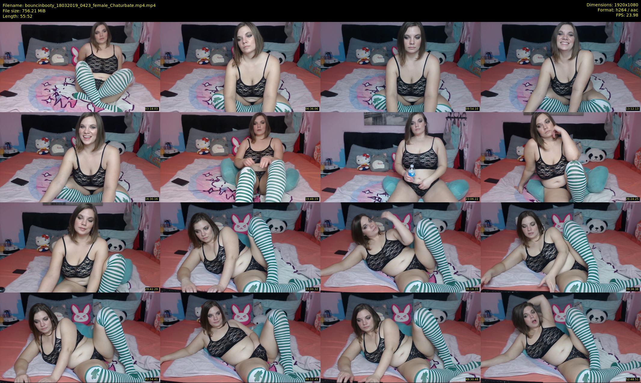 bouncinbooty — 56 minute Chaturbate female cam show recording, 1080p, Mar 18, 2019
