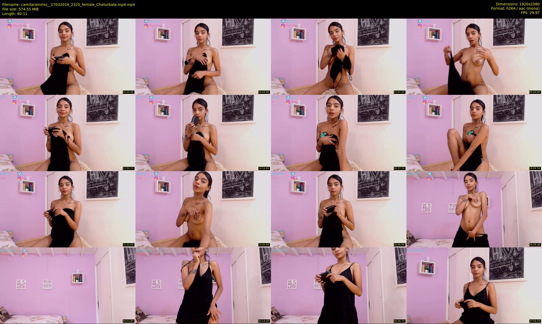 camilaramirez_ — 41 minute Chaturbate female cam show recording, 1080p, Mar 17, 2019