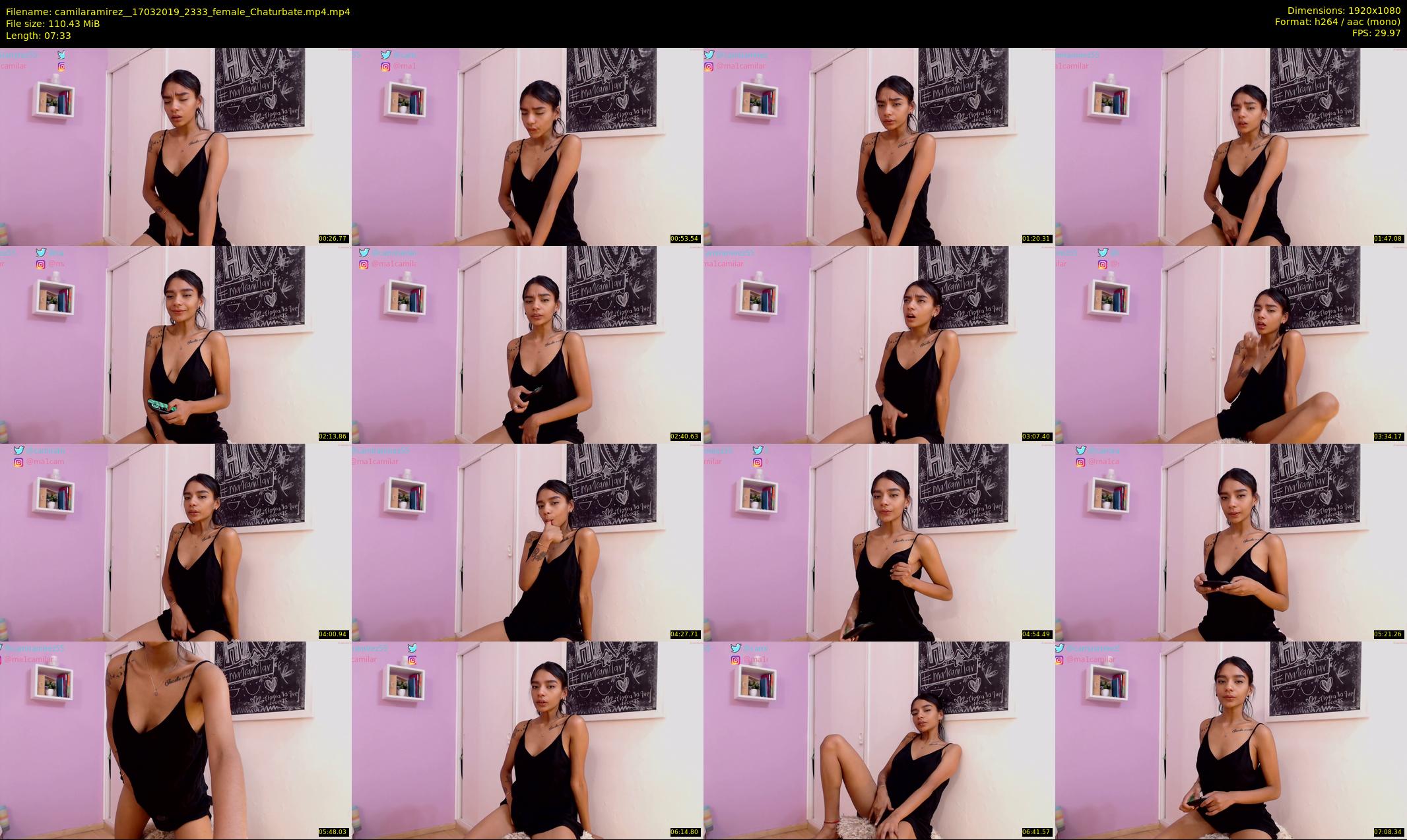 camilaramirez_ — 8 minute Chaturbate female cam show recording, 1080p, Mar 17, 2019
