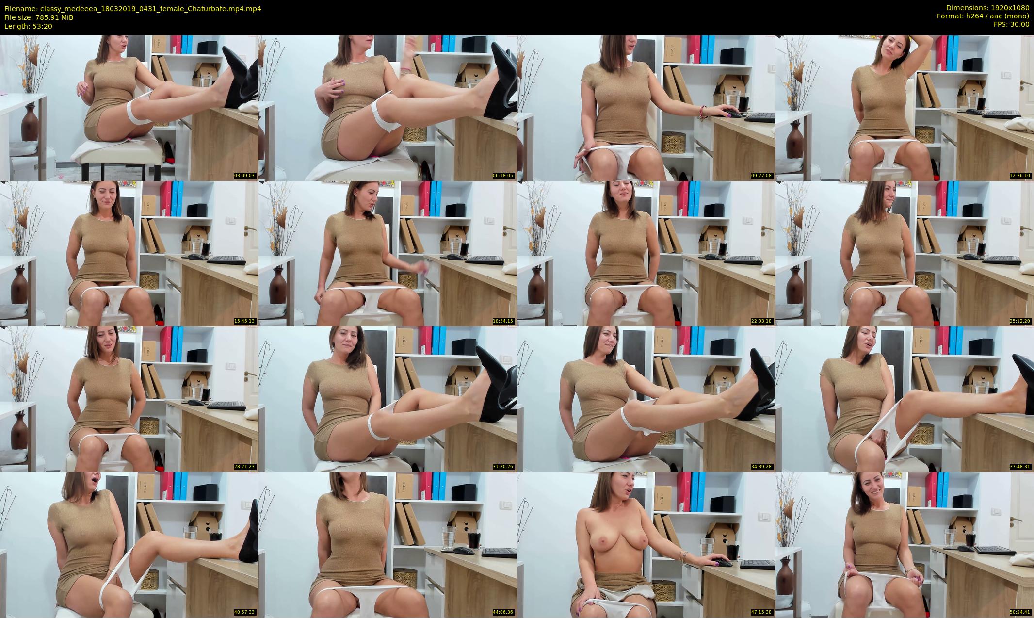 classy_medeeea — 54 minute Chaturbate female cam show recording, 1080p, Mar 18, 2019