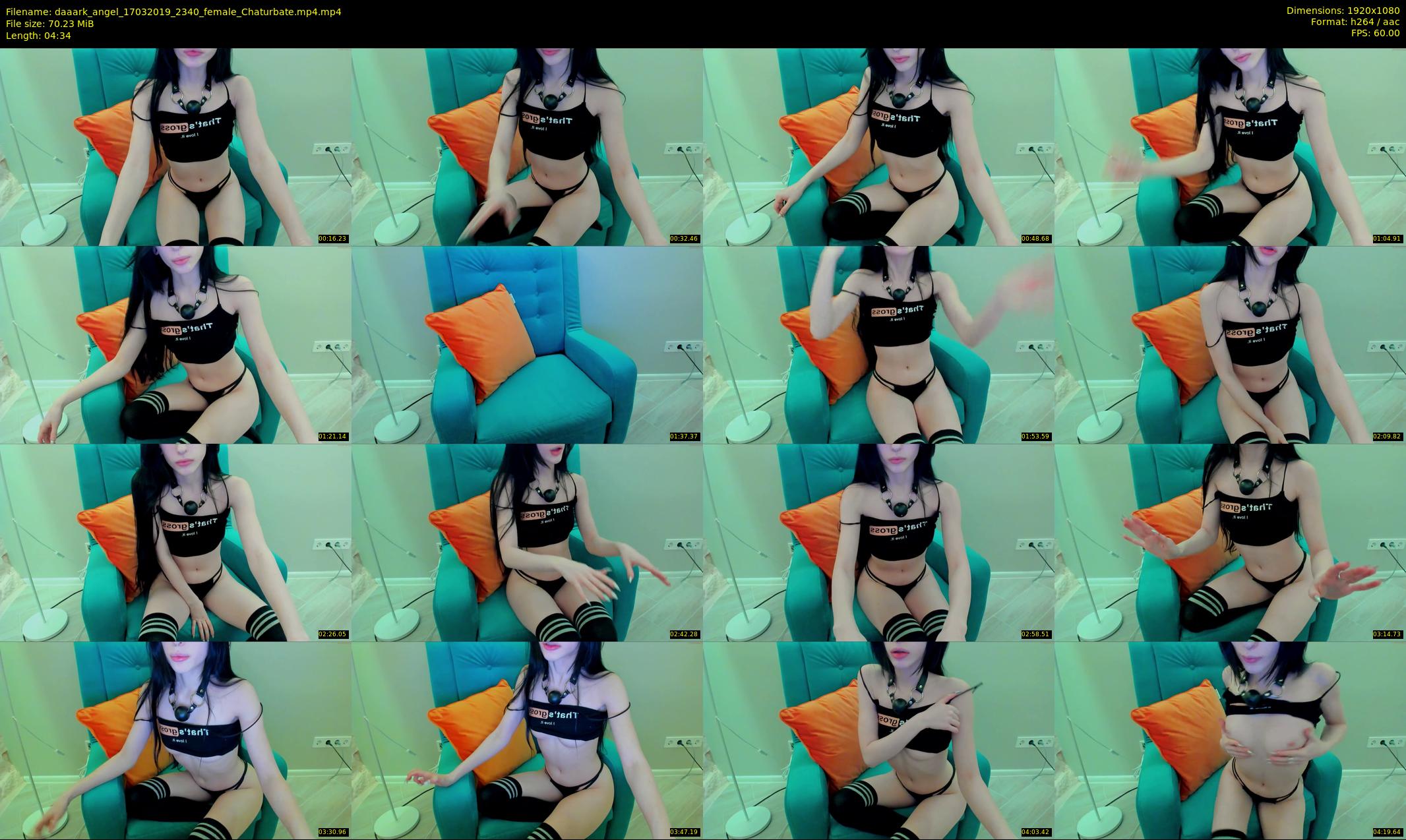daaark_angel — 5 minute Chaturbate female cam show recording, 1080p, Mar 17, 2019
