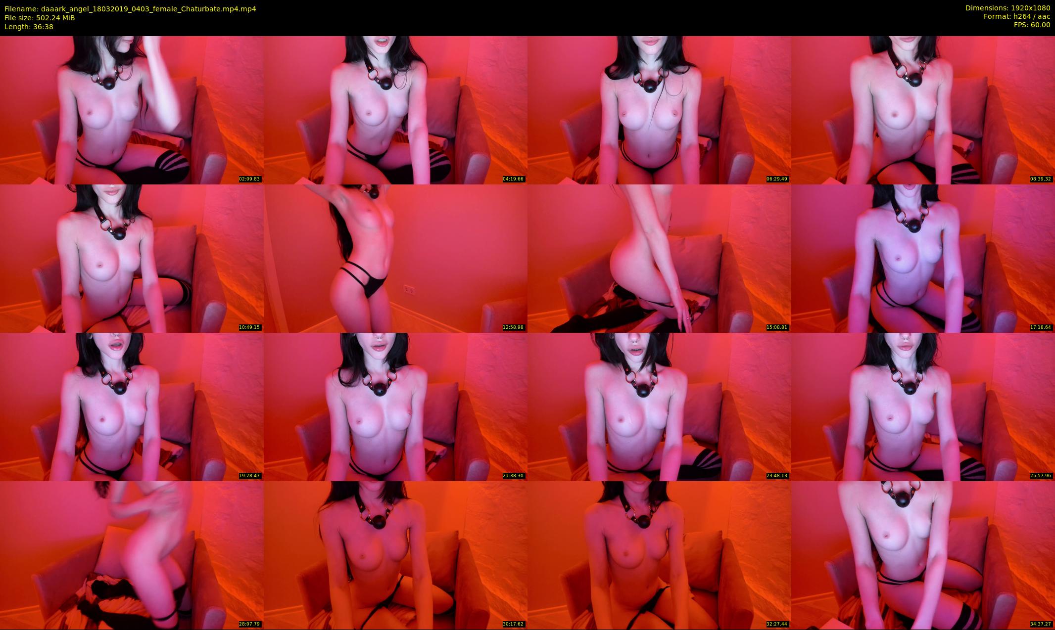 daaark_angel — 37 minute Chaturbate female cam show recording, 1080p, Mar 18, 2019