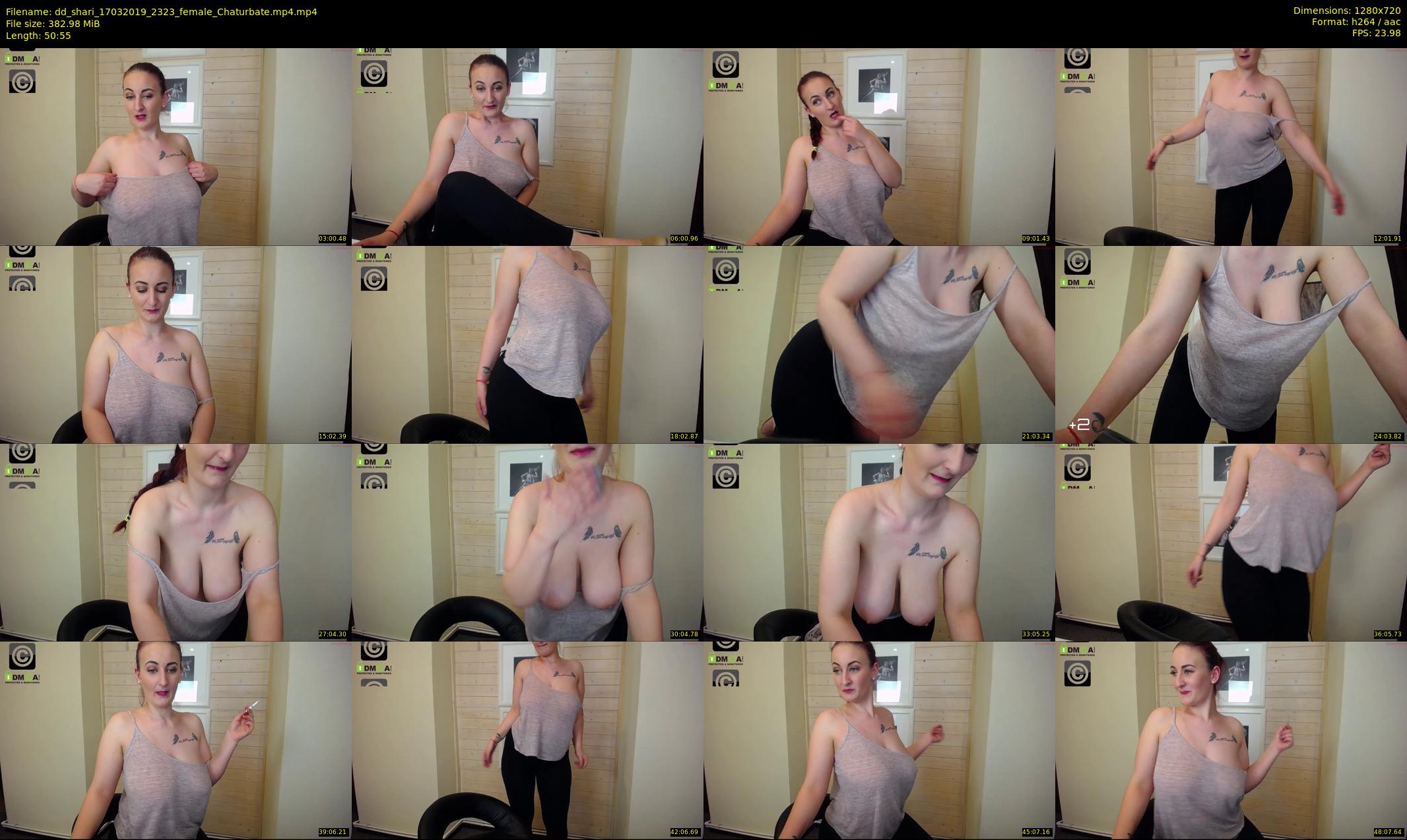 dd_shari — 51 minute Chaturbate female cam show recording, 720p, Mar 17, 2019