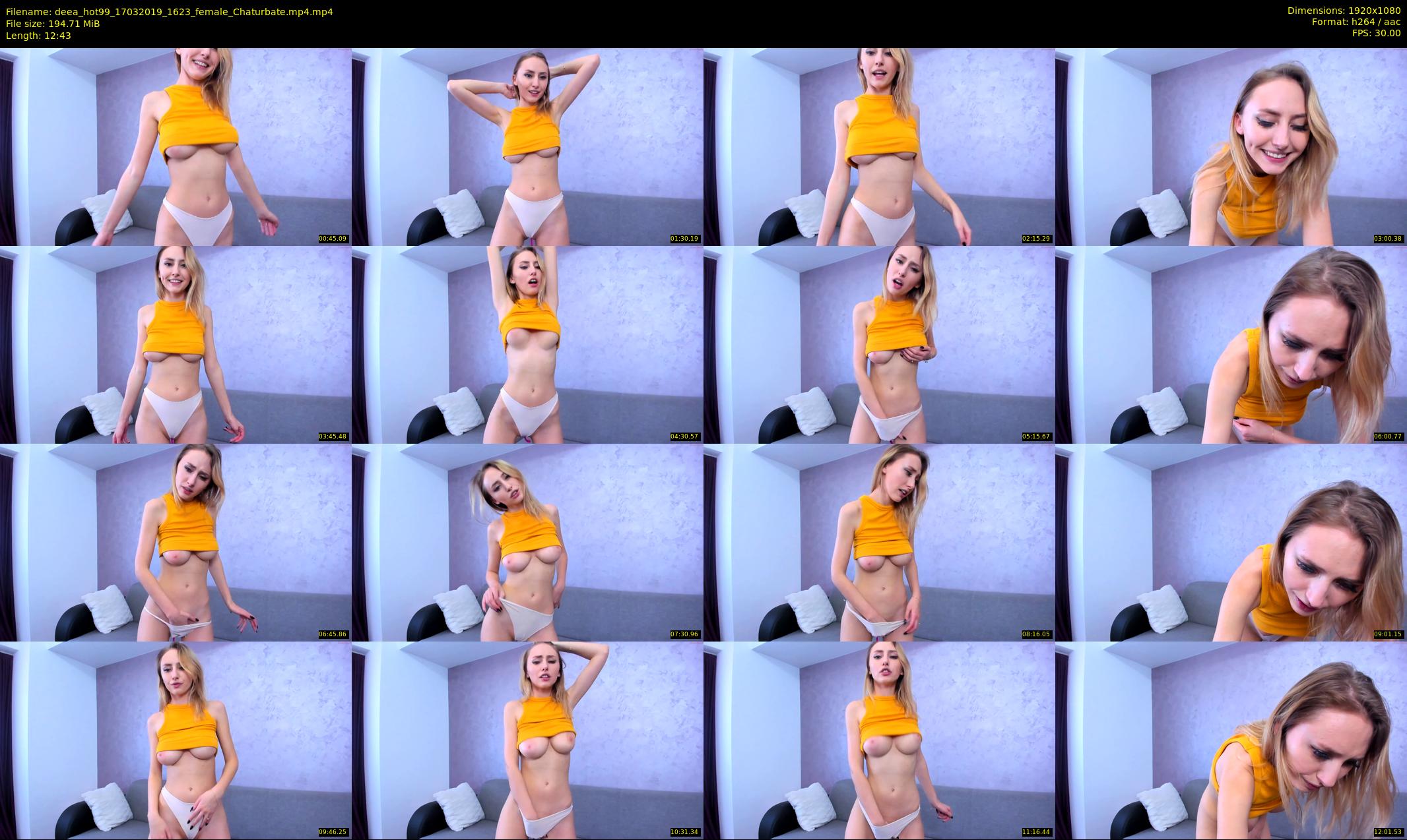 deea_hot99 — 13 minute Chaturbate female cam show recording, 1080p, Mar 17, 2019