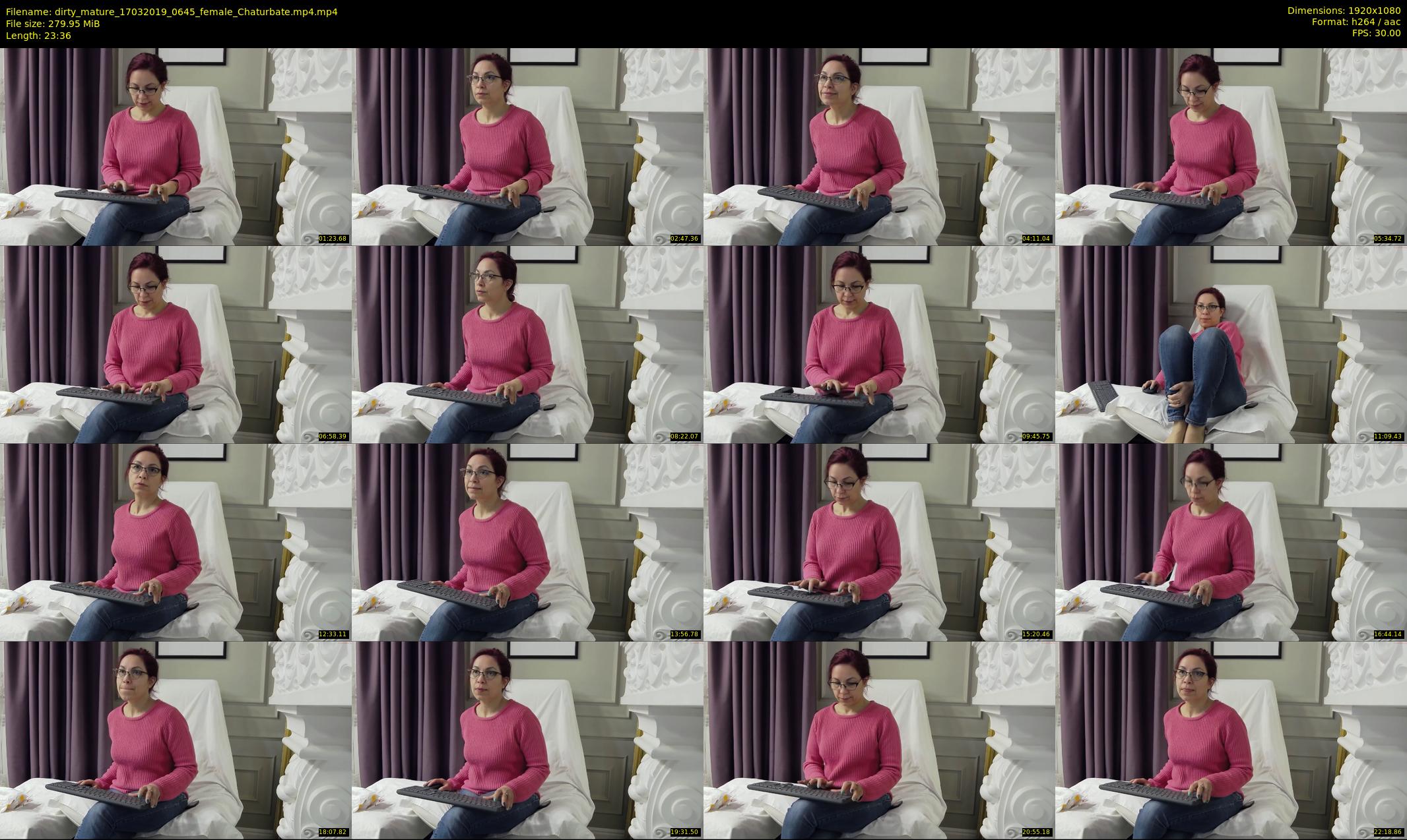 dirty_mature — 24 minute Chaturbate female cam show recording, 1080p, Mar 17, 2019