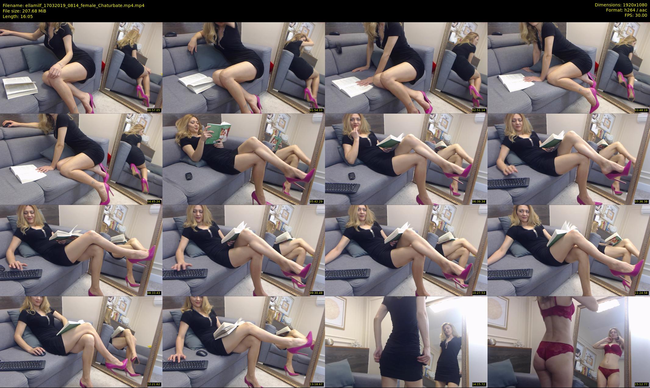 ellamilf — 17 minute Chaturbate female cam show recording, 1080p, Mar 17, 2019