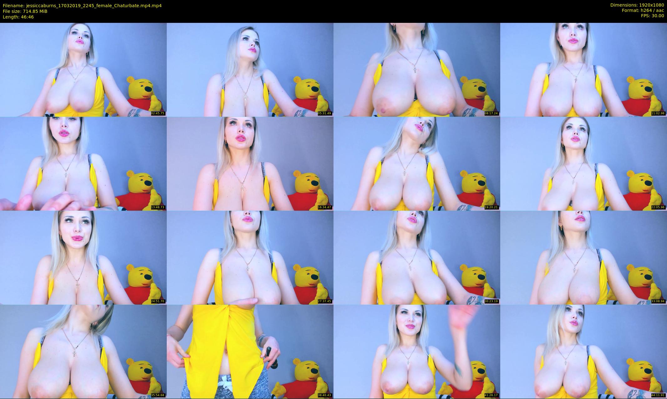jessiccaburns — 47 minute Chaturbate female cam show recording, 1080p, Mar 17, 2019