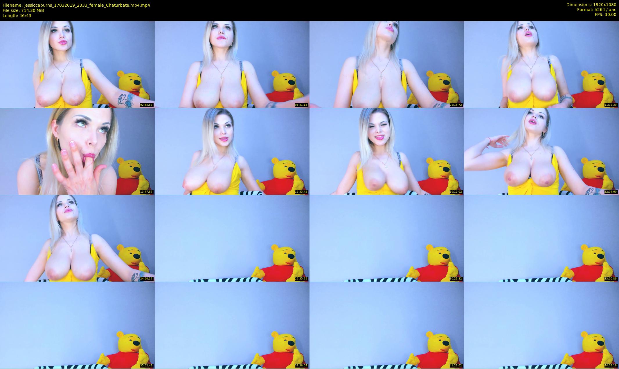 jessiccaburns — 47 minute Chaturbate female cam show recording, 1080p, Mar 17, 2019