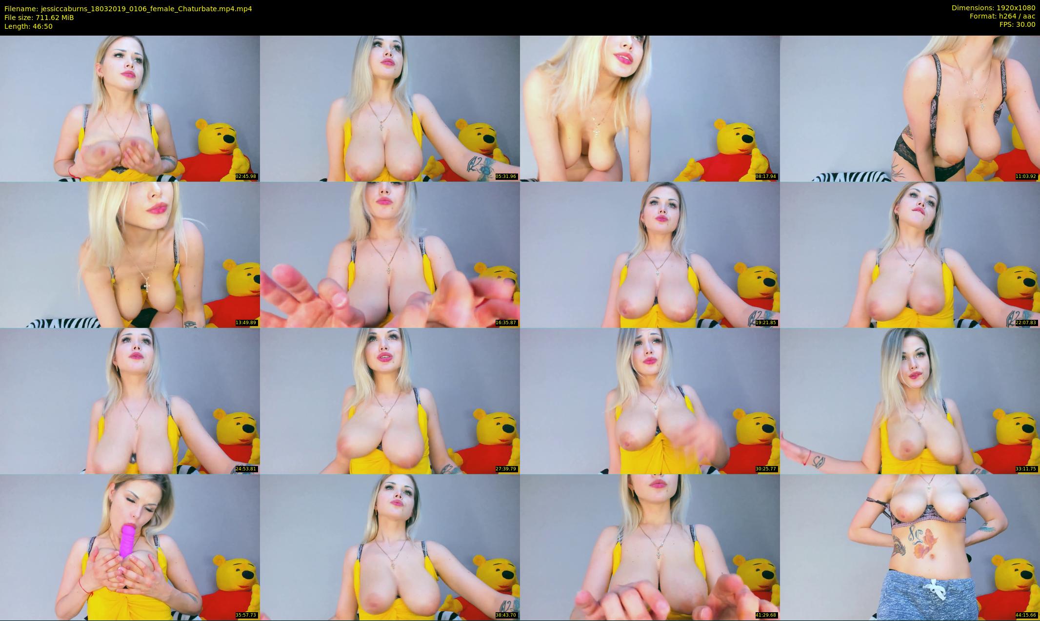jessiccaburns — 47 minute Chaturbate female cam show recording, 1080p, Mar 18, 2019
