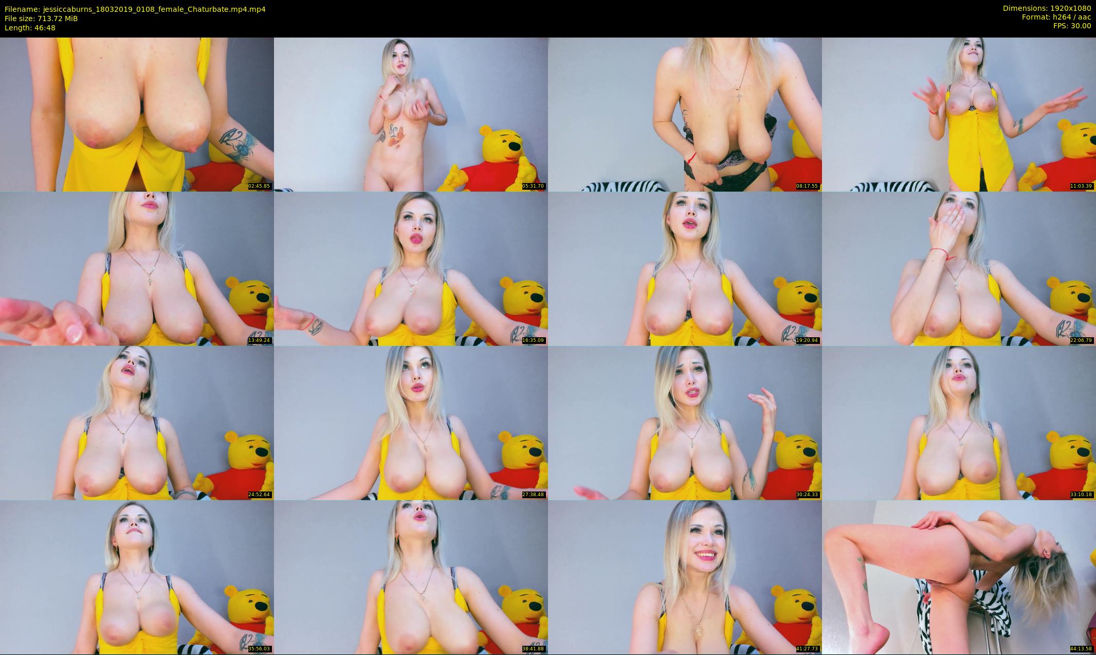 jessiccaburns — 47 minute Chaturbate female cam show recording, 1080p, Mar 18, 2019