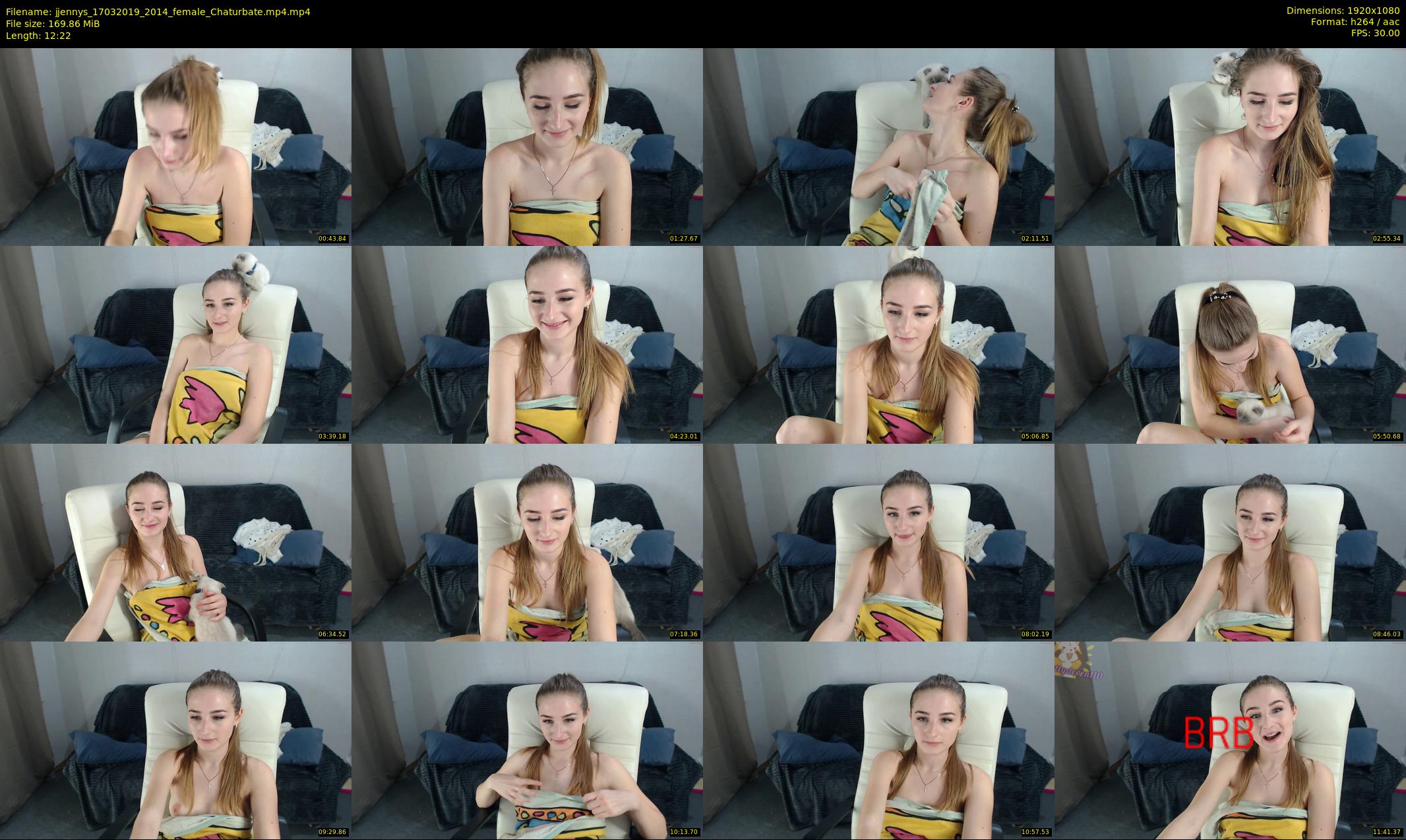 jjennys — 13 minute Chaturbate female cam show recording, 1080p, Mar 17, 2019
