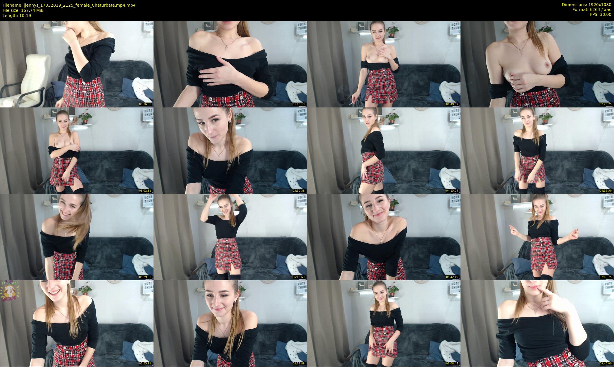 jjennys — 11 minute Chaturbate female cam show recording, 1080p, Mar 17, 2019