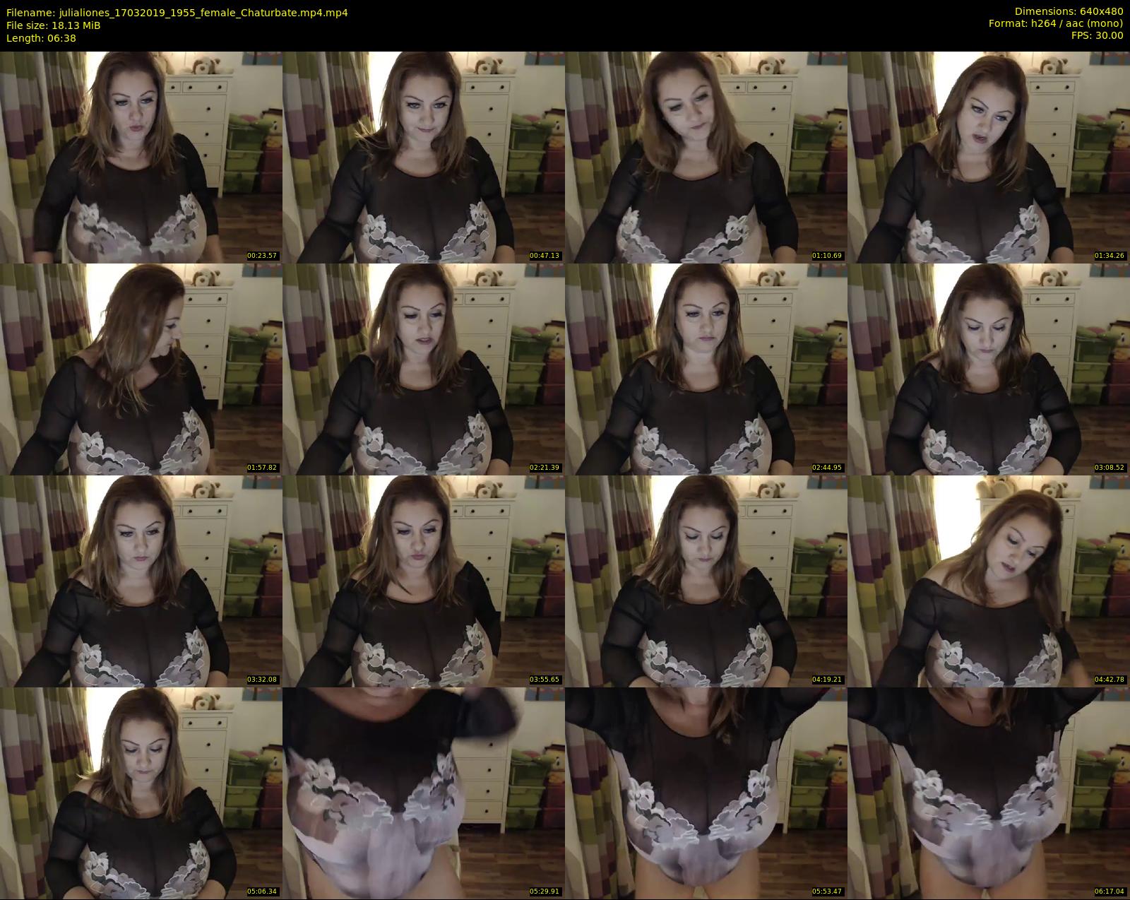 julialiones — 7 minute Chaturbate female cam show recording, 480p, Mar 17, 2019