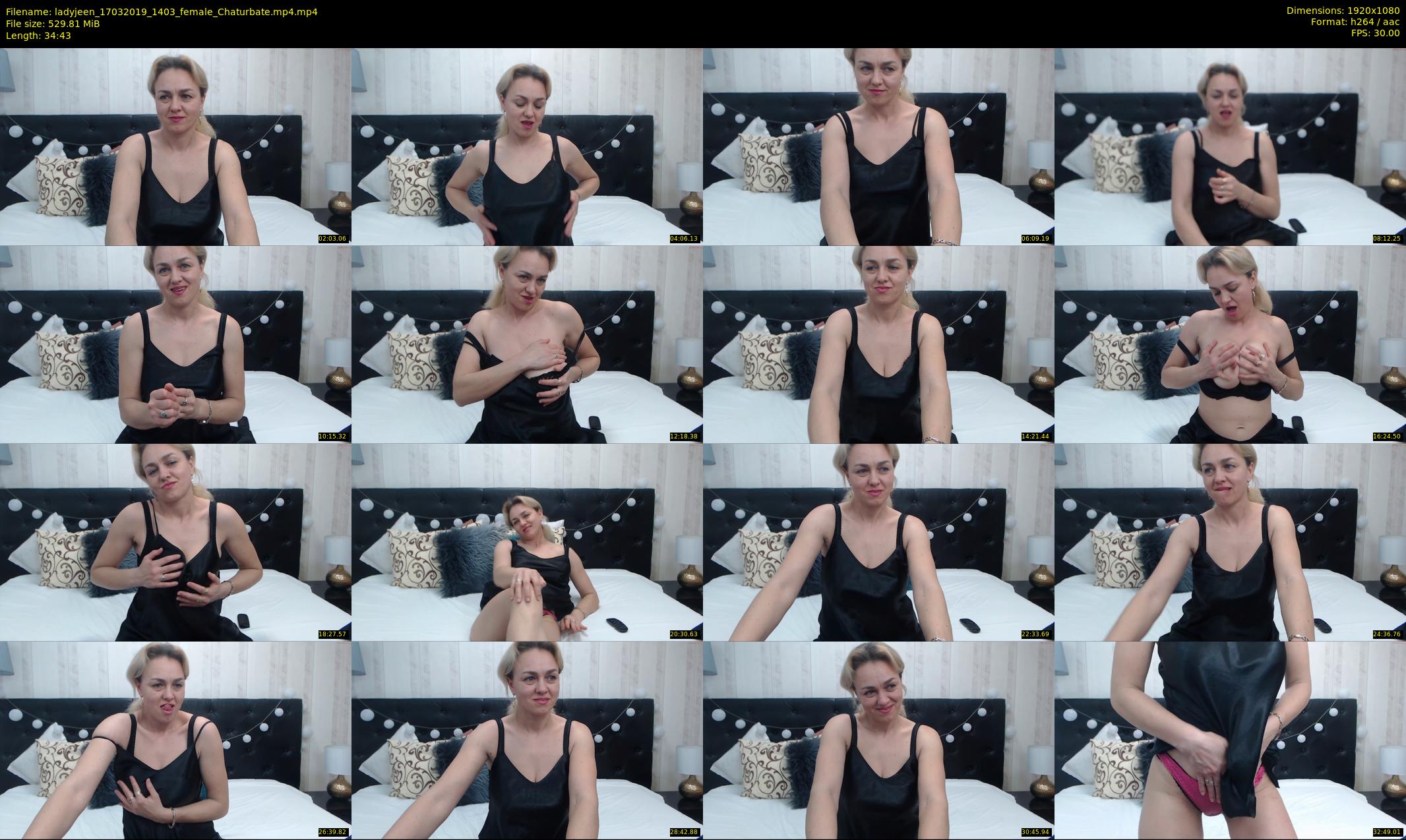 ladyjeen — 35 minute Chaturbate female cam show recording, 1080p, Mar 17, 2019
