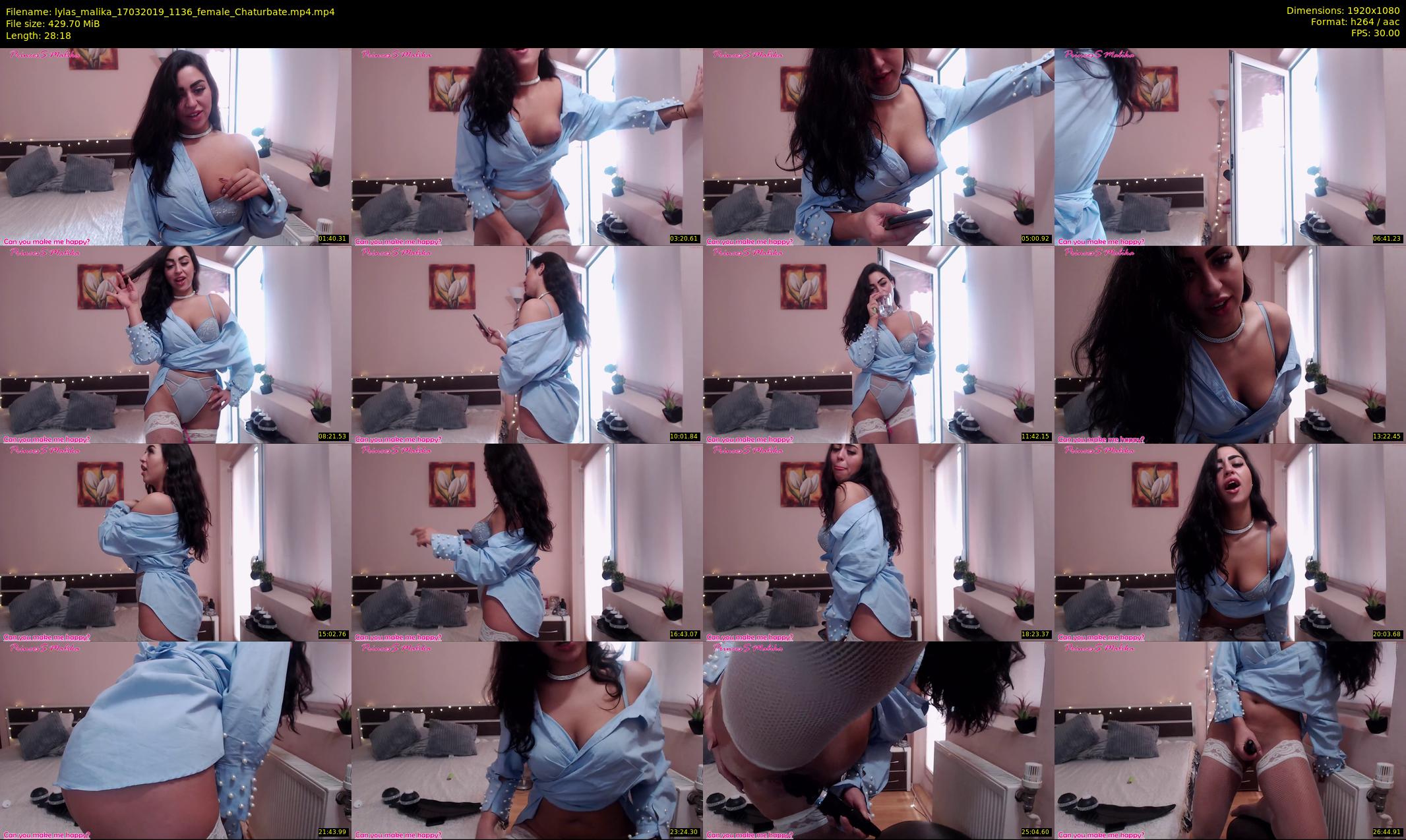 lylas_malika — 29 minute Chaturbate female cam show recording, 1080p, Mar 17, 2019