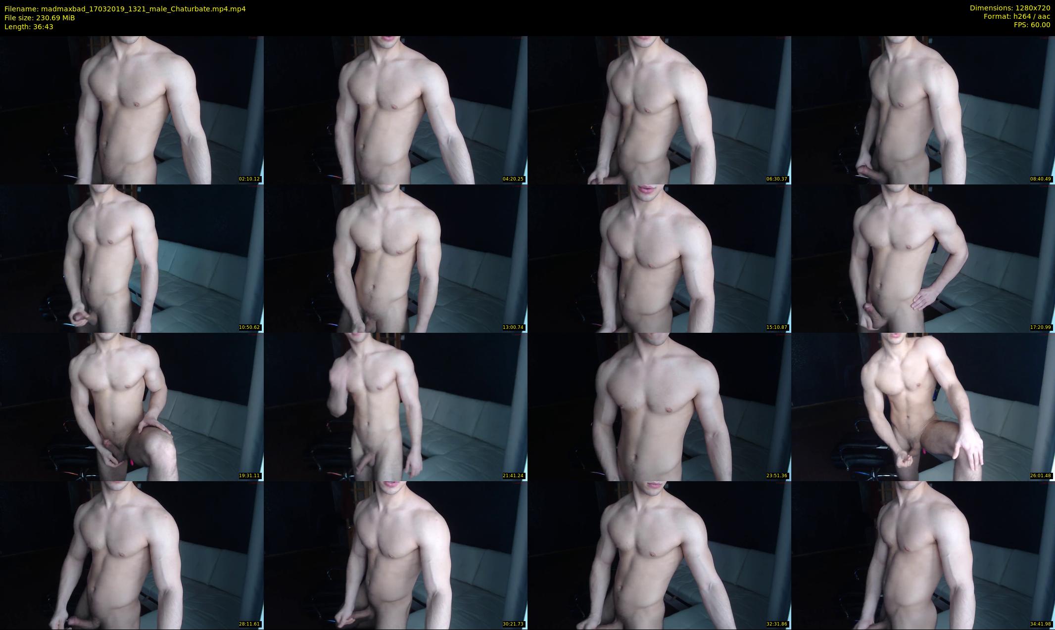 madmaxbad — 37 minute Chaturbate male cam show recording, 720p, Mar 17, 2019