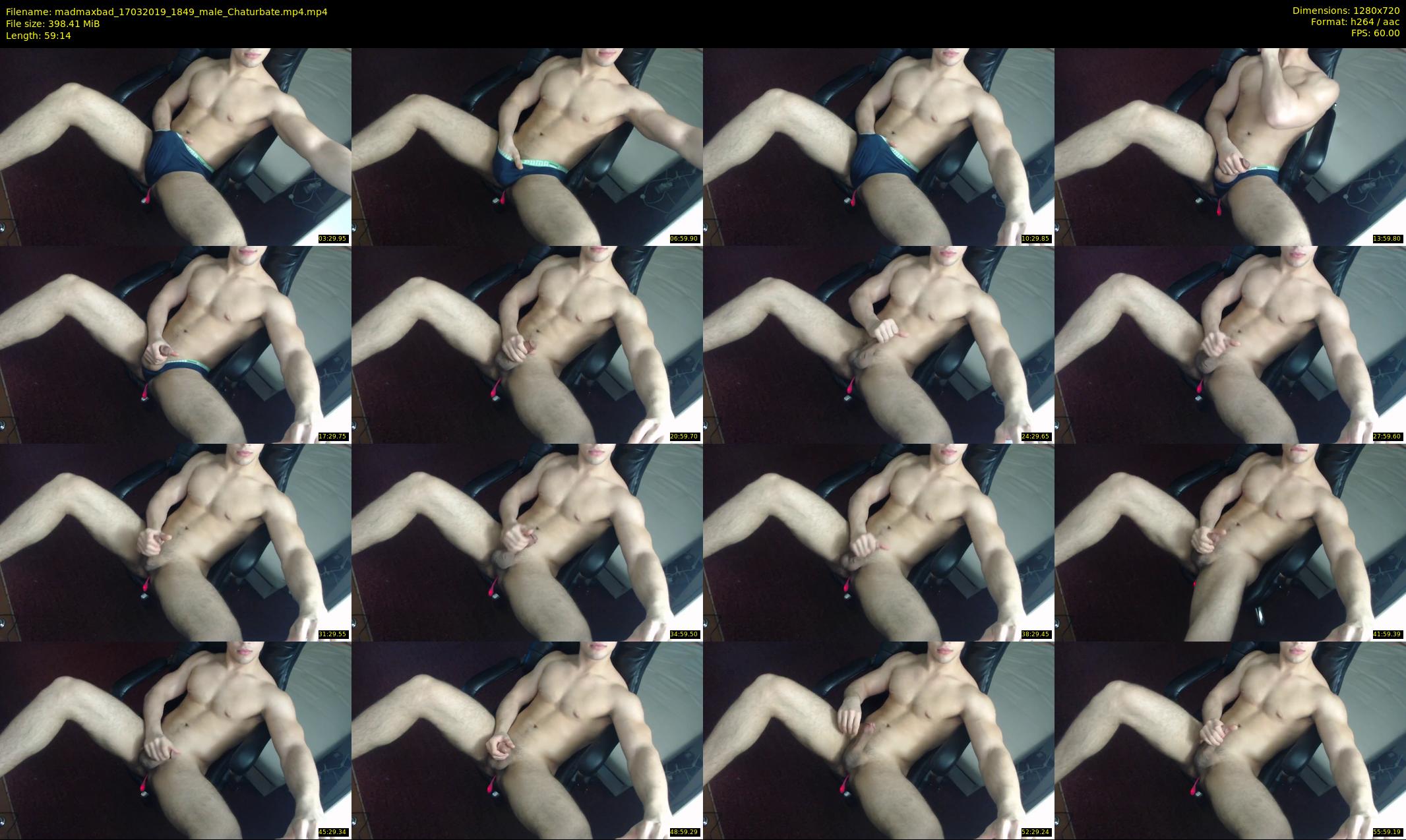madmaxbad — 60 minute Chaturbate male cam show recording, 720p, Mar 17, 2019