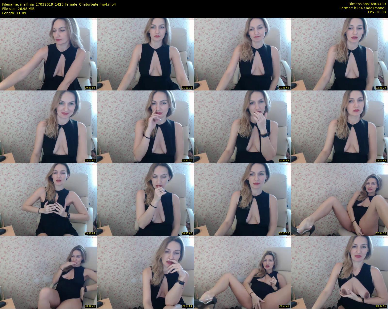 mallinia — 12 minute Chaturbate female cam show recording, 480p, Mar 17, 2019