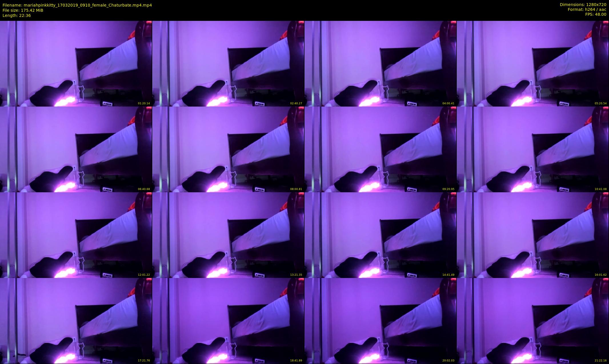 mariahpinkkitty — 23 minute Chaturbate female cam show recording, 720p, Mar 17, 2019