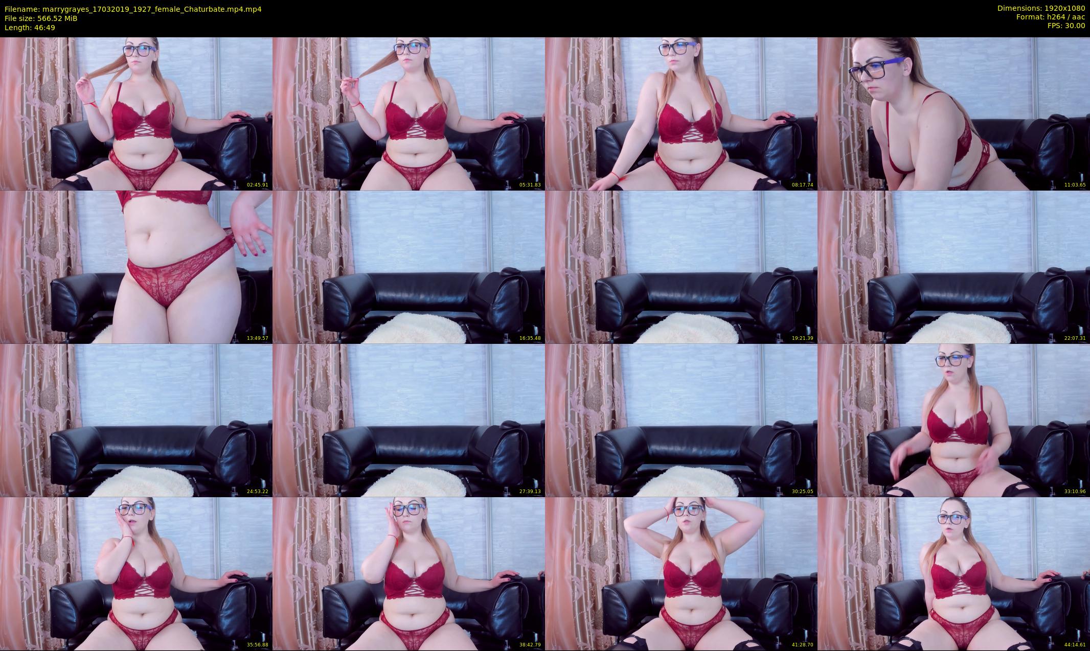 marrygrayes — 47 minute Chaturbate female cam show recording, 1080p, Mar 17, 2019