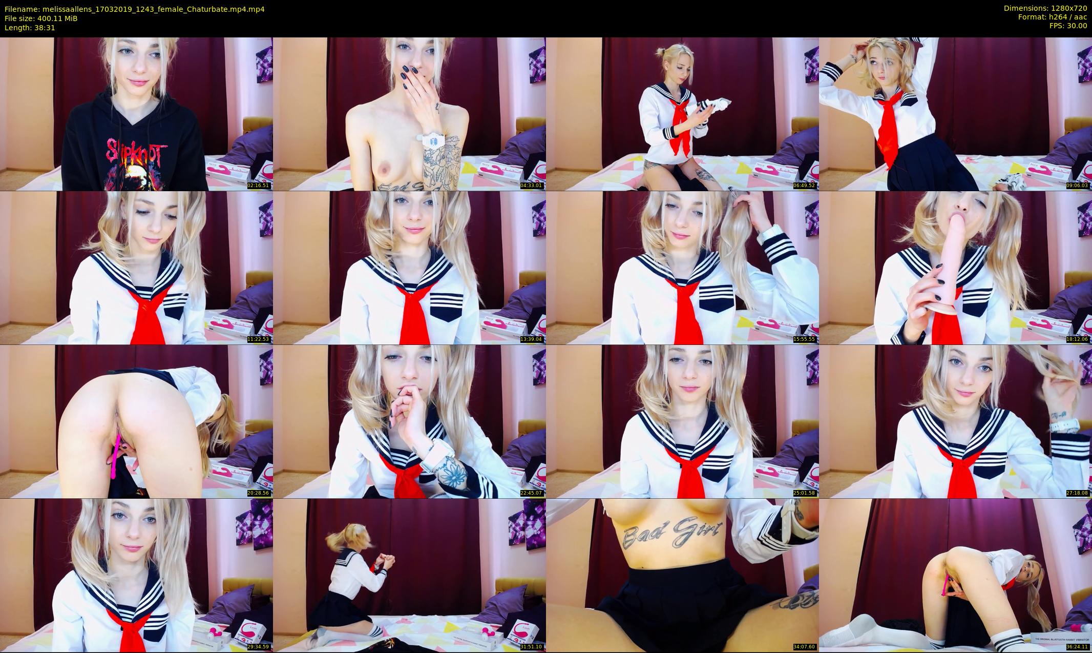 melissaallens — 39 minute Chaturbate female cam show recording, 720p, Mar 17, 2019