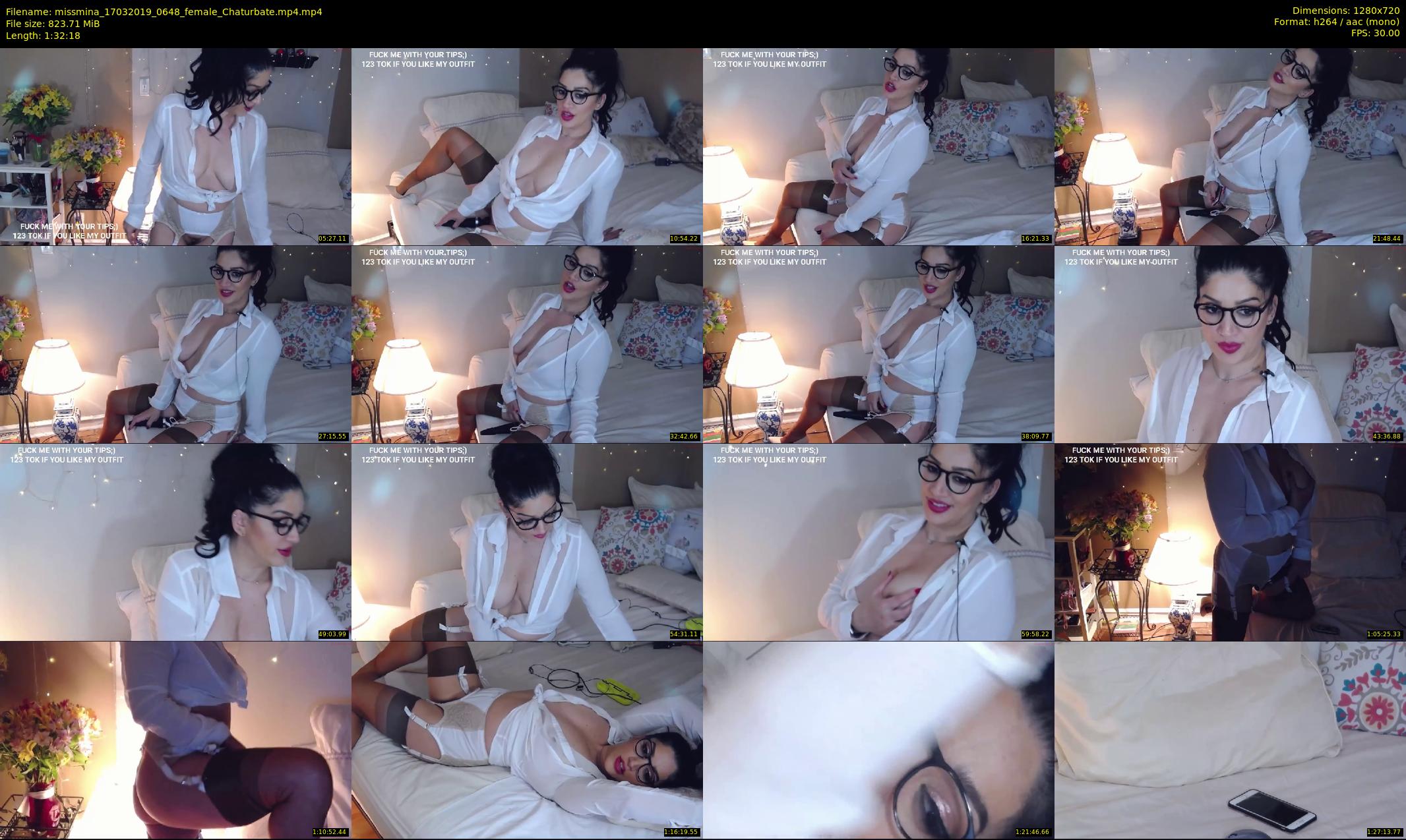 missmina — 93 minute Chaturbate female cam show recording, 720p, Mar 17, 2019